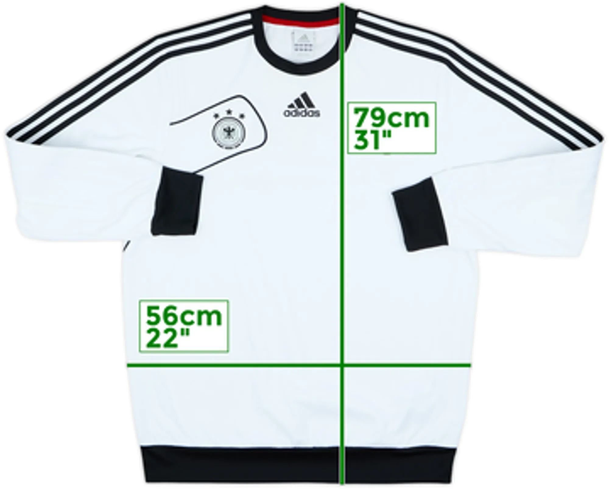 2011-12 Germany adidas Sweat Top - 8/10 - (L/XL)