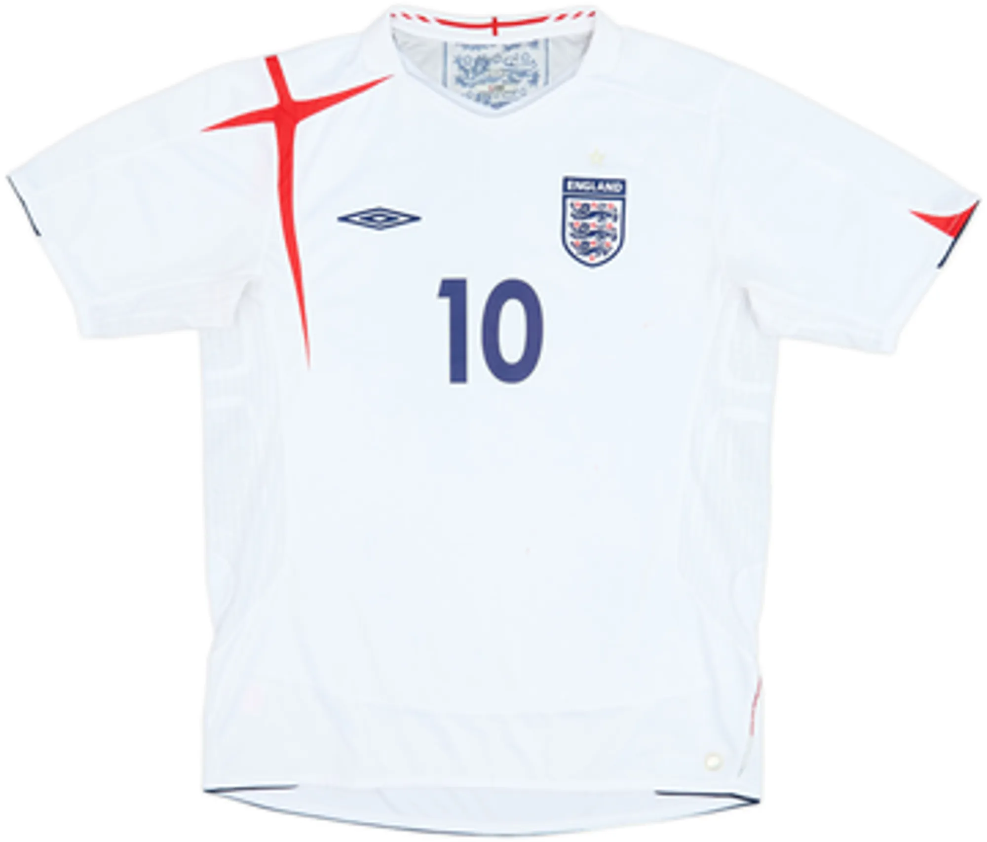 2005-07 England Home Shirt Owen #10 - 4/10 - (L)