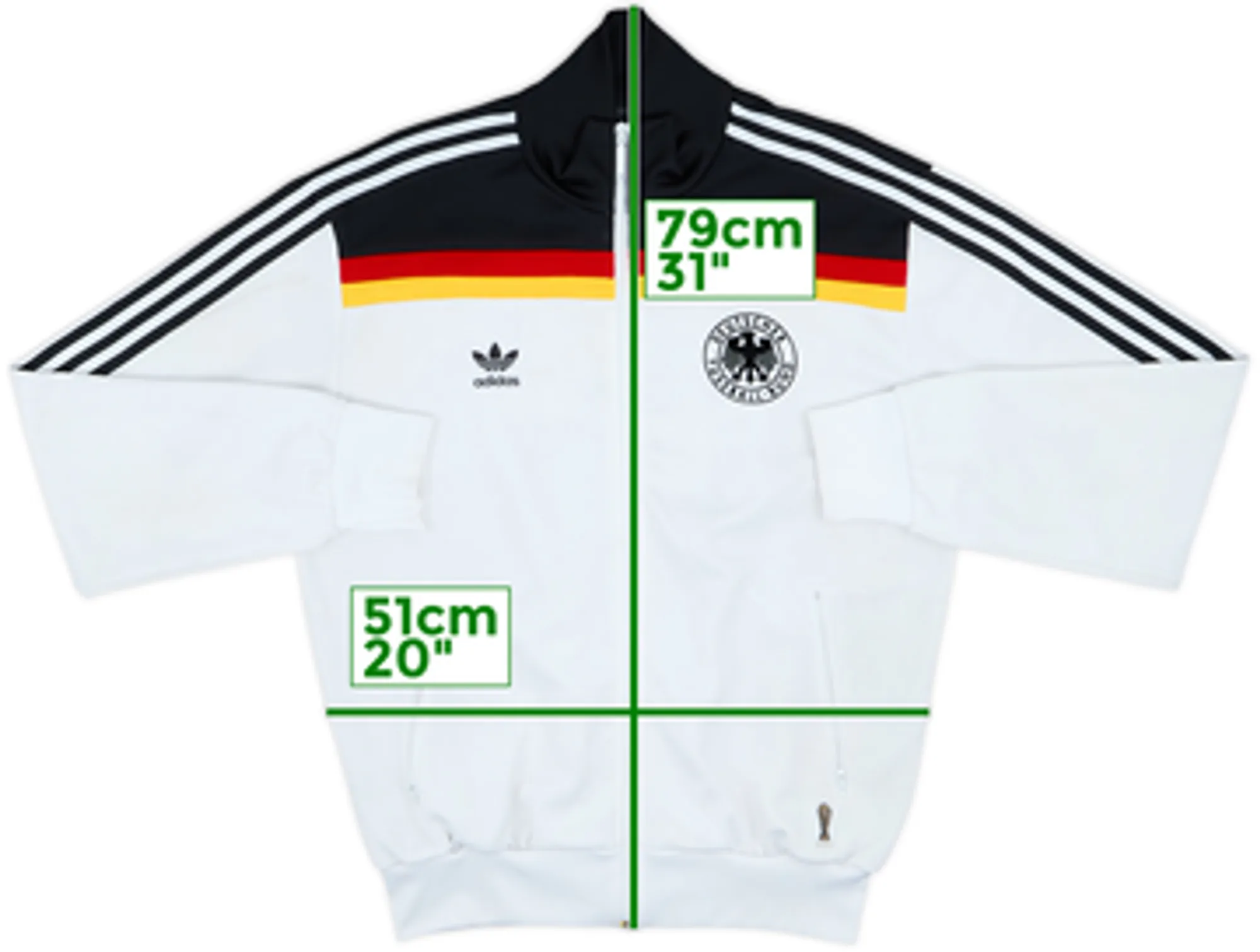 2006-07 Germany adidas Originals Retro Track Jacket - 5/10 - (L)