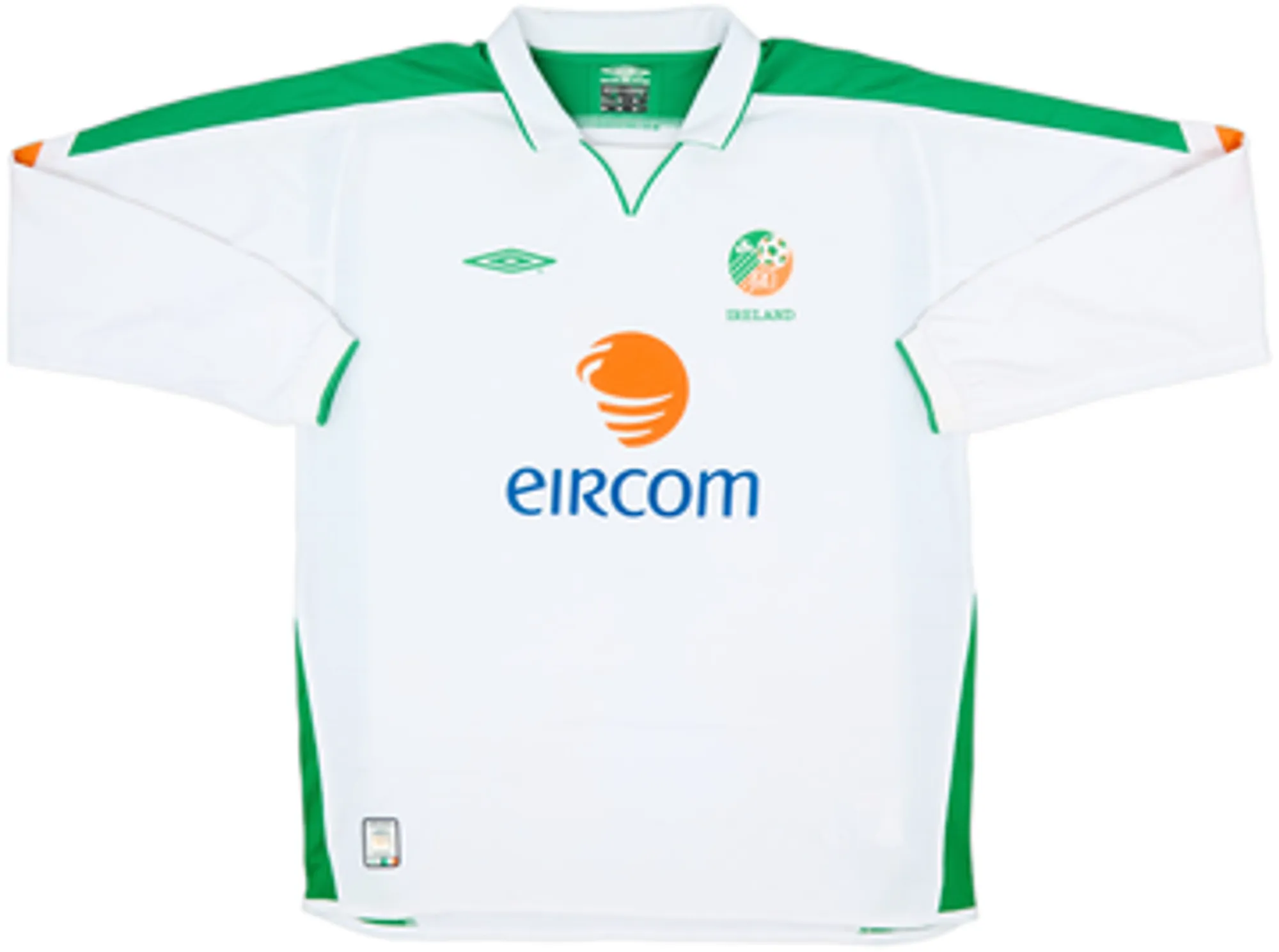 2003-05 Ireland Away L/S Shirt Keane #6 - 8/10 - (L)