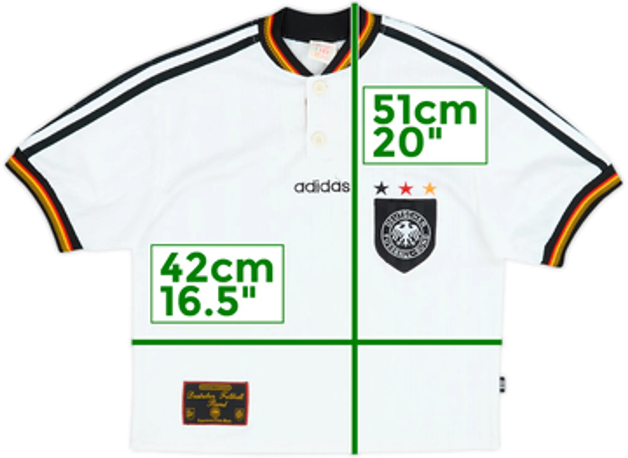 1996-98 Germany Home Shirt - 5/10 - (6-7 Years)