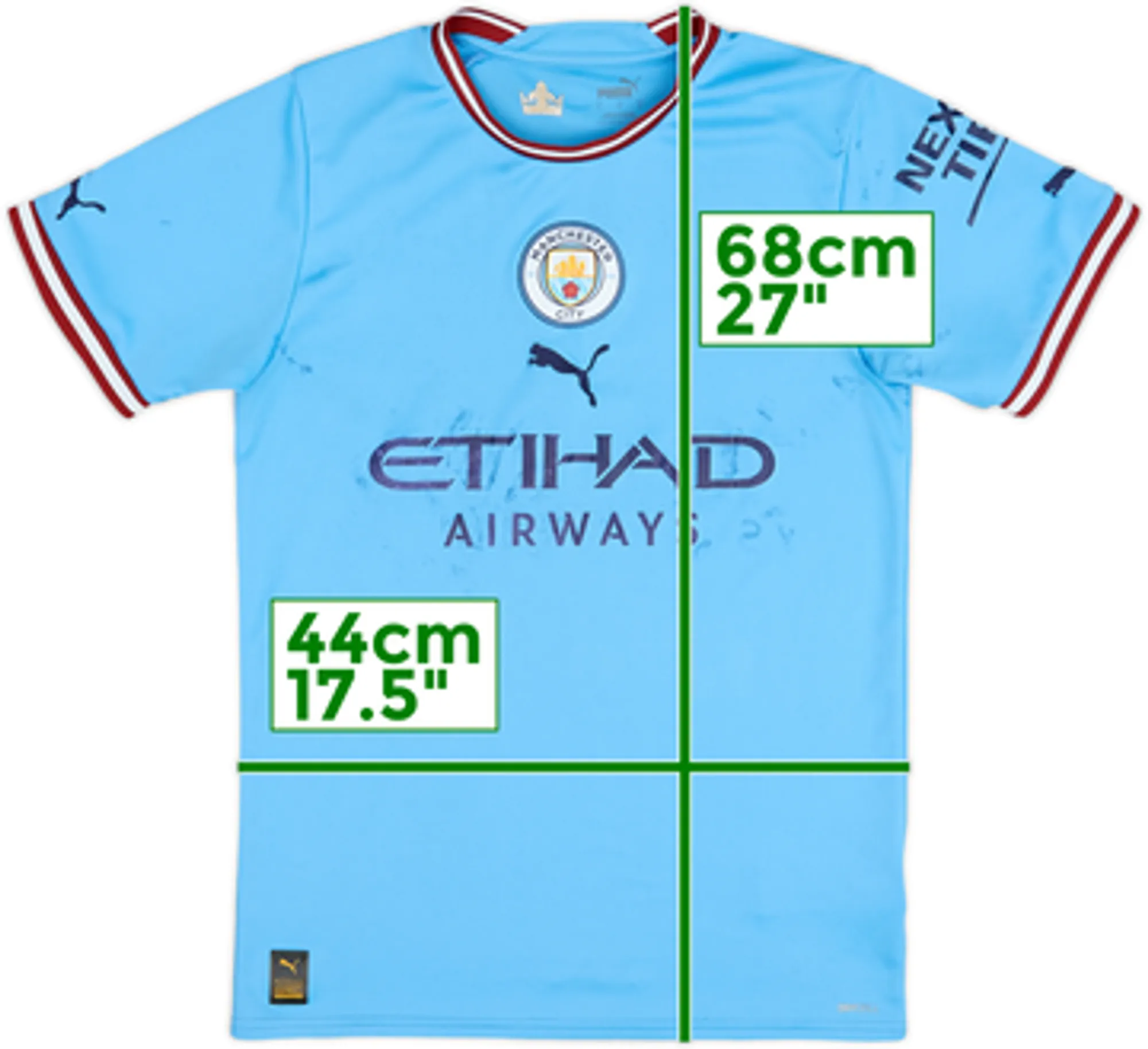 2022-23 Manchester City Home Shirt - 4/10 - (S)