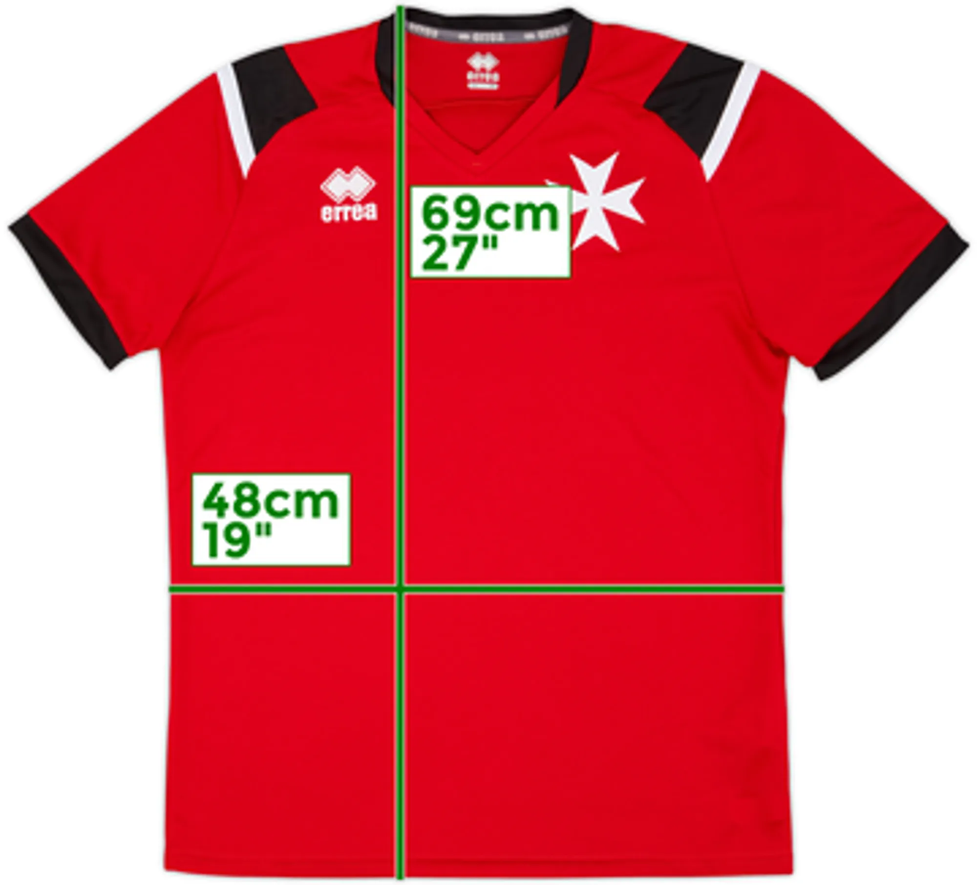 2022-23 Malta Errea Training Shirt - 8/10 - (M)