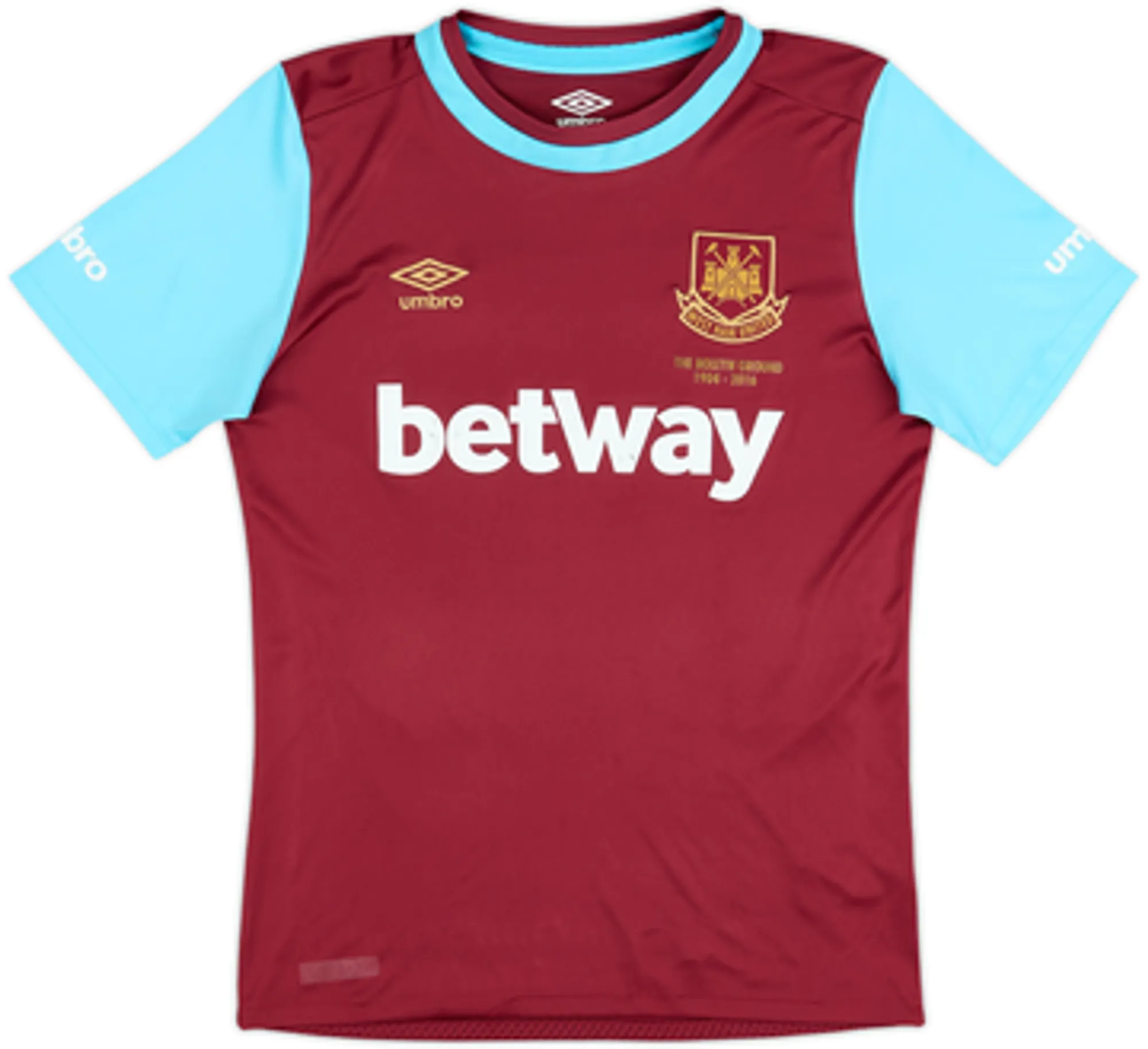 2015-16 West Ham 'Boleyn' Home Shirt Noble #16 - 6/10 - (S)