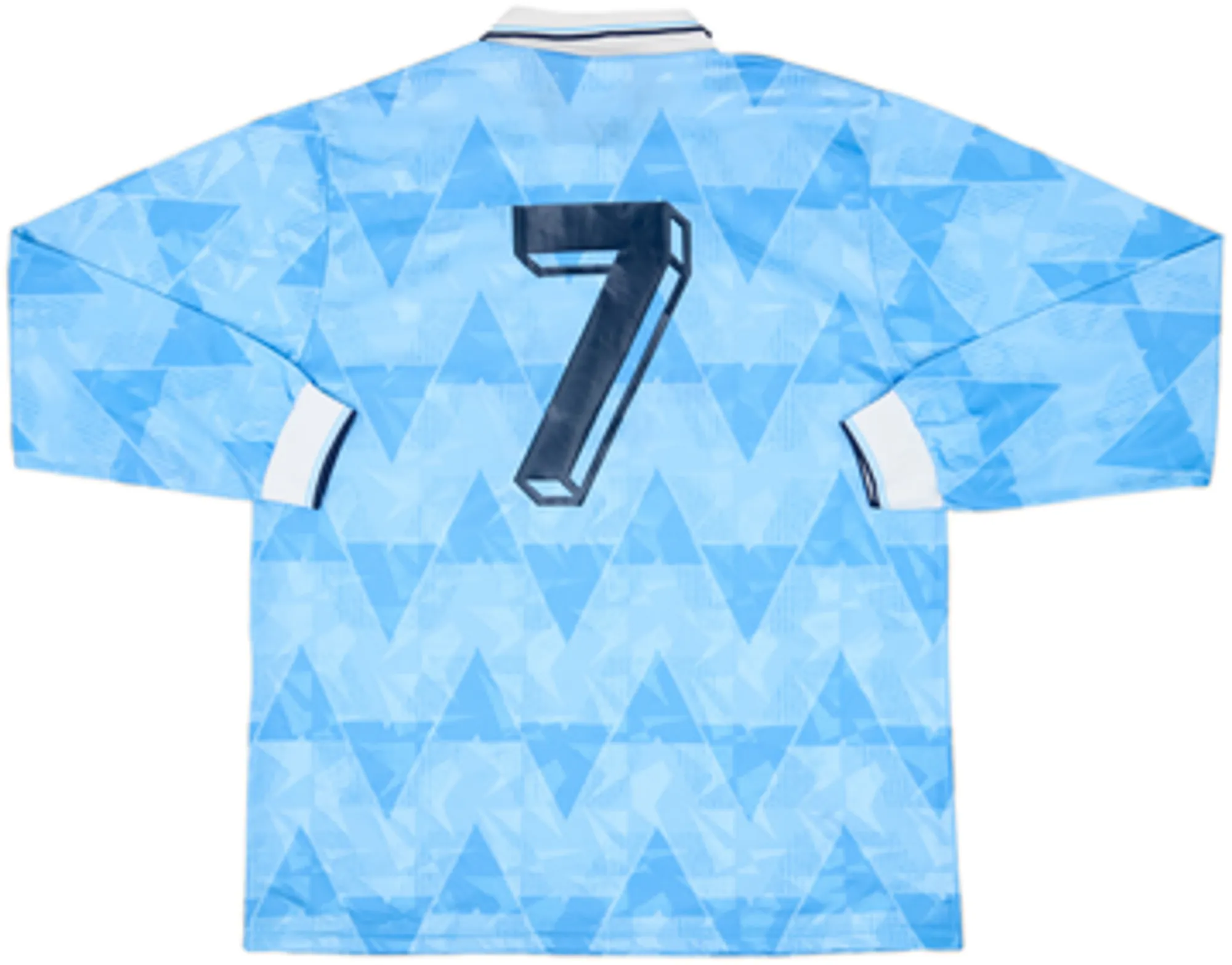 1989-91 Lazio Home L/S Shirt #7 - 5/10 - (L)