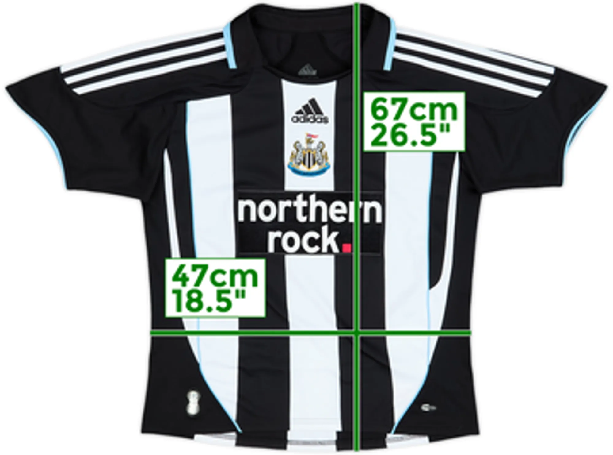 2007-09 Newcastle Home Shirt - 9/10 - (L.Boys)