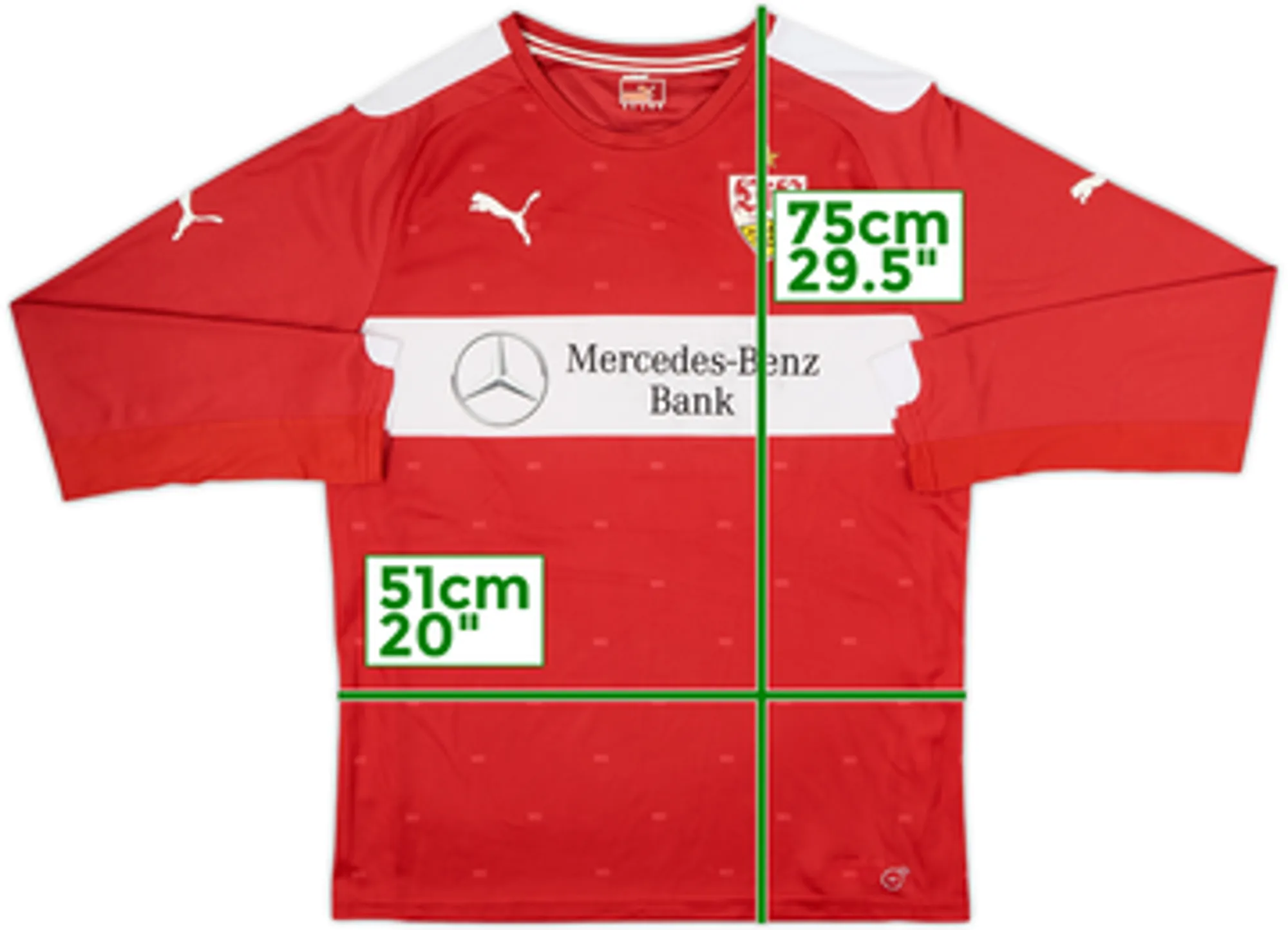 2012-14 Stuttgart Away L/S Shirt - 5/10 - (L)
