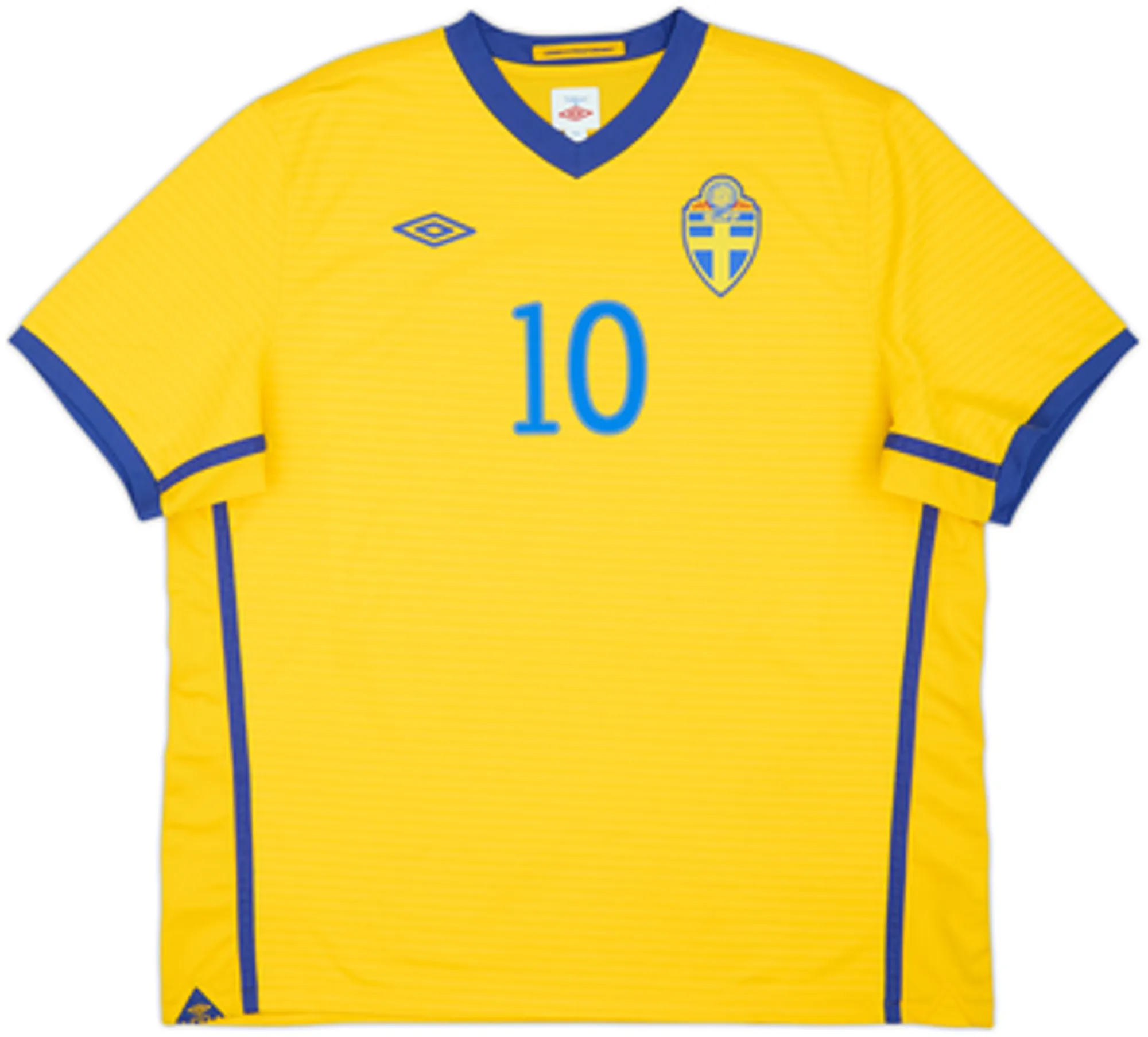 2010-11 Sweden Home Shirt Ibrahimovic #10 - 8/10 - (XXL)