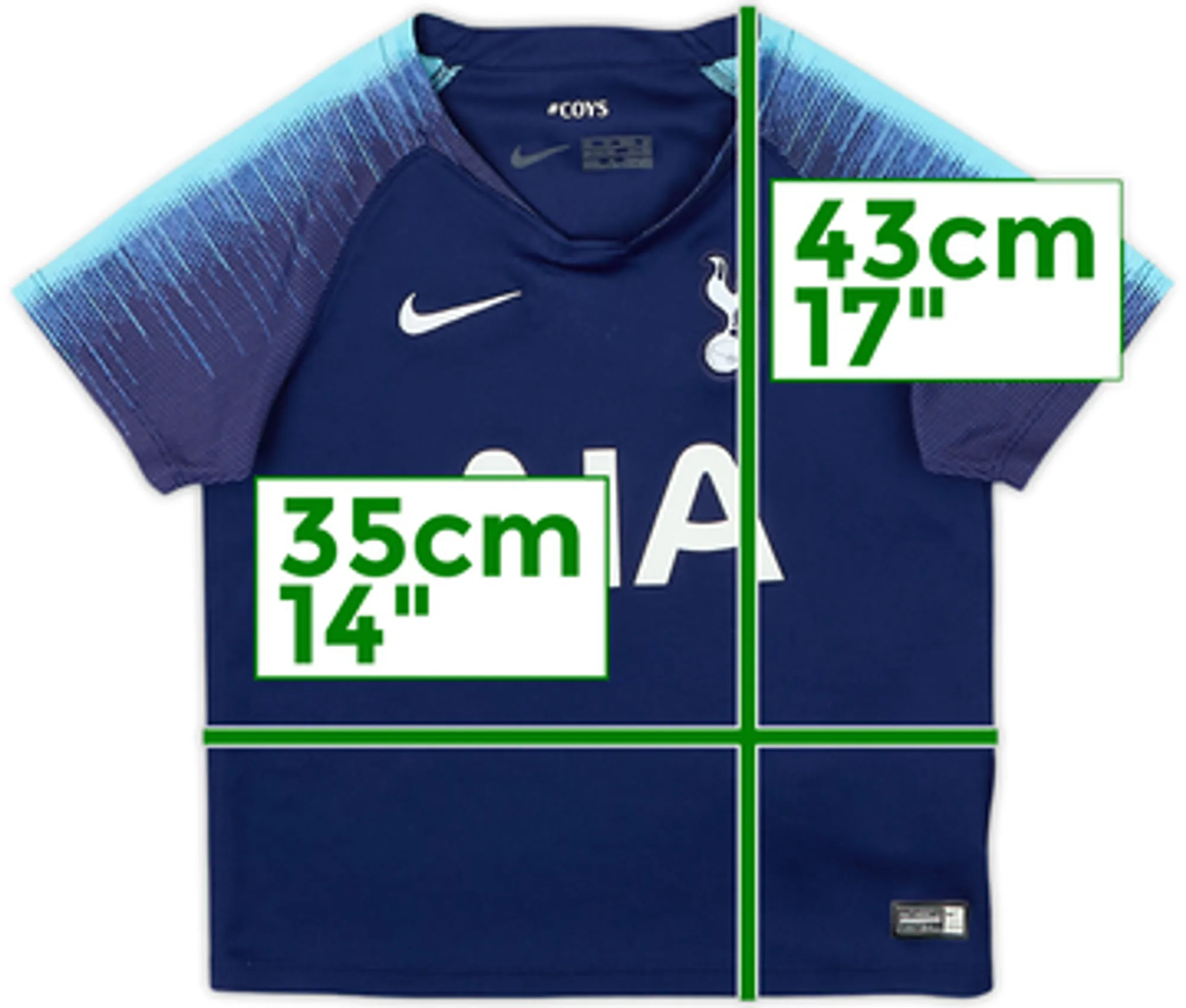 2018-19 Tottenham Away Shirt - 8/10 - (3-4 Years)