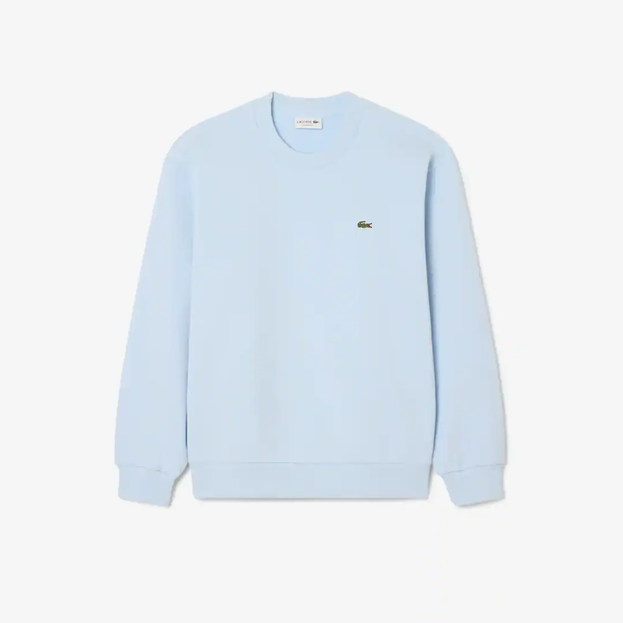 Lacoste Cotton Fleece Sweatshirt - Light Blue