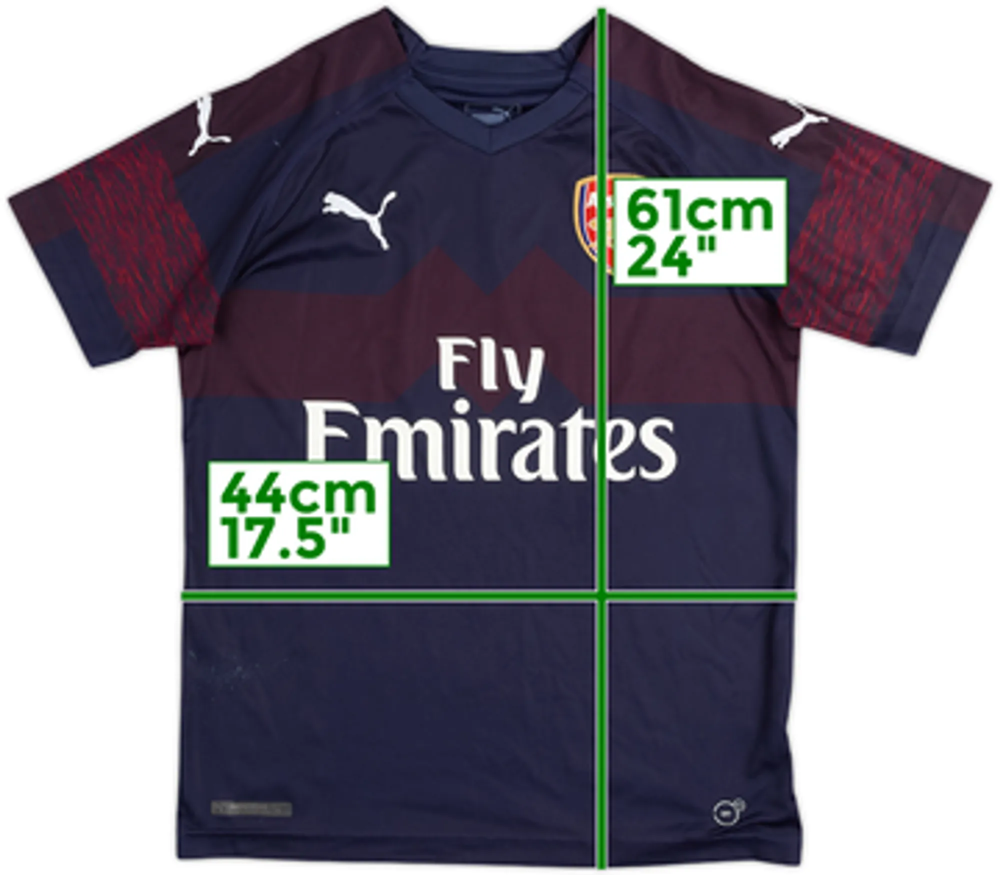 2018-19 Arsenal Away Shirt - 6/10 - (L.Boys)