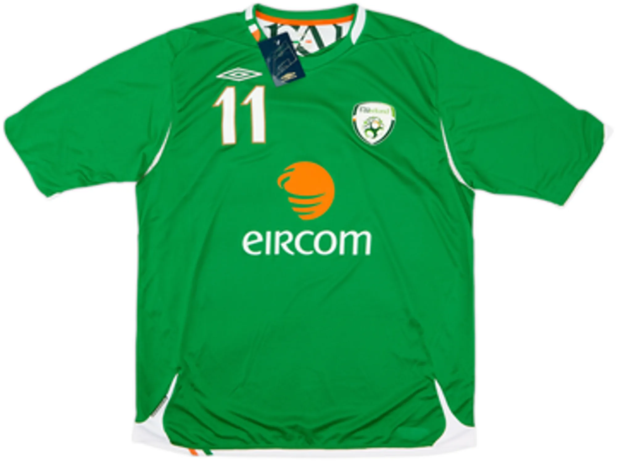 2006-08 Ireland Home Shirt Duff #11 (XL)