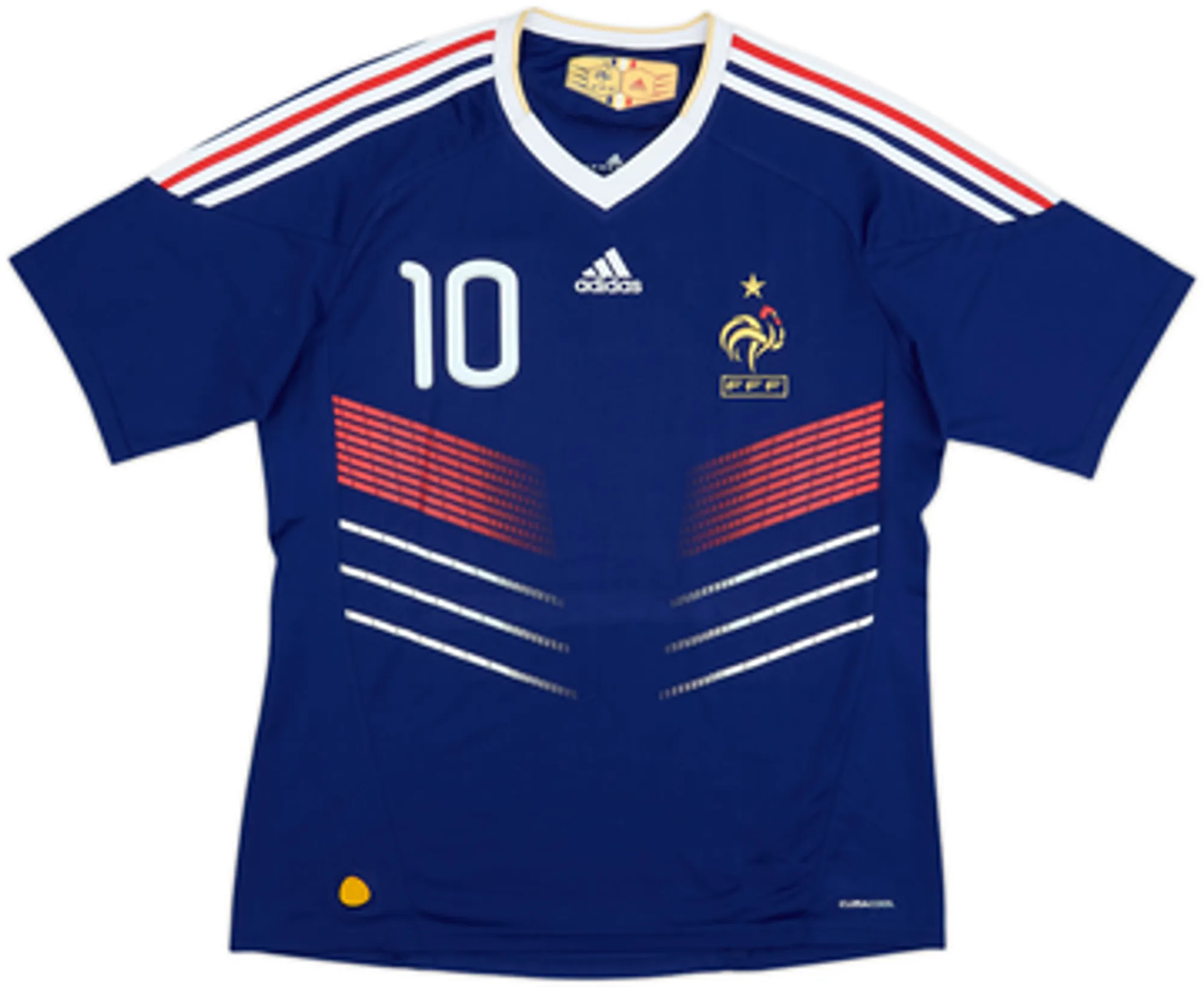2009-10 France Home Shirt Benzema #10 - 8/10 - (L)