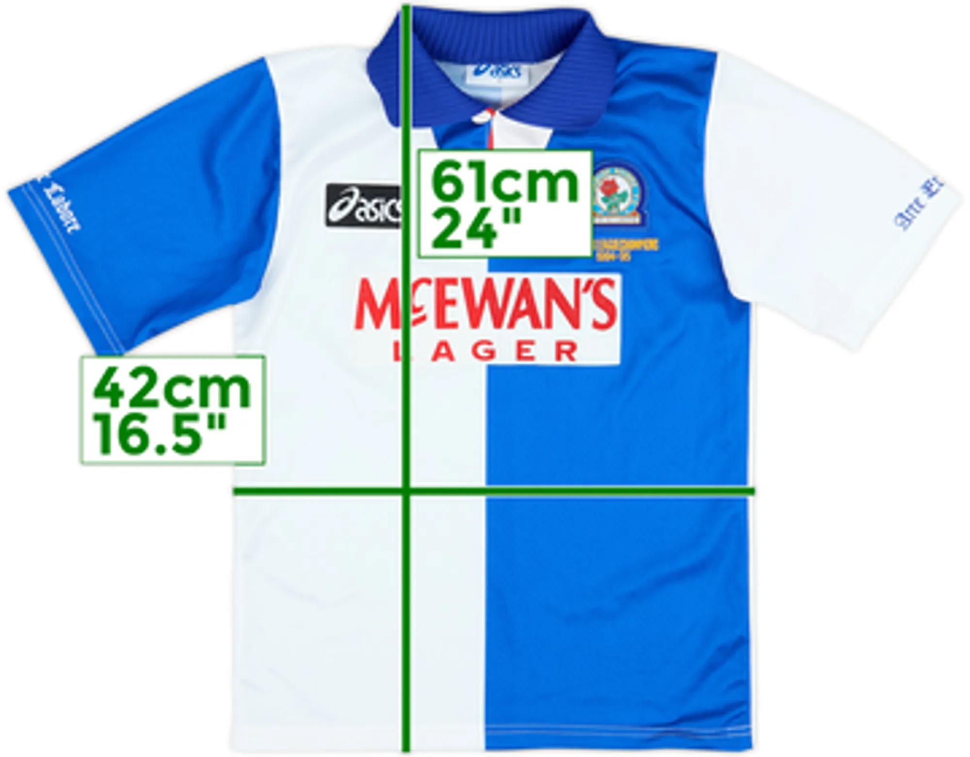 1994-95 Blackburn Home Shirt - 8/10 - (L.Boys)