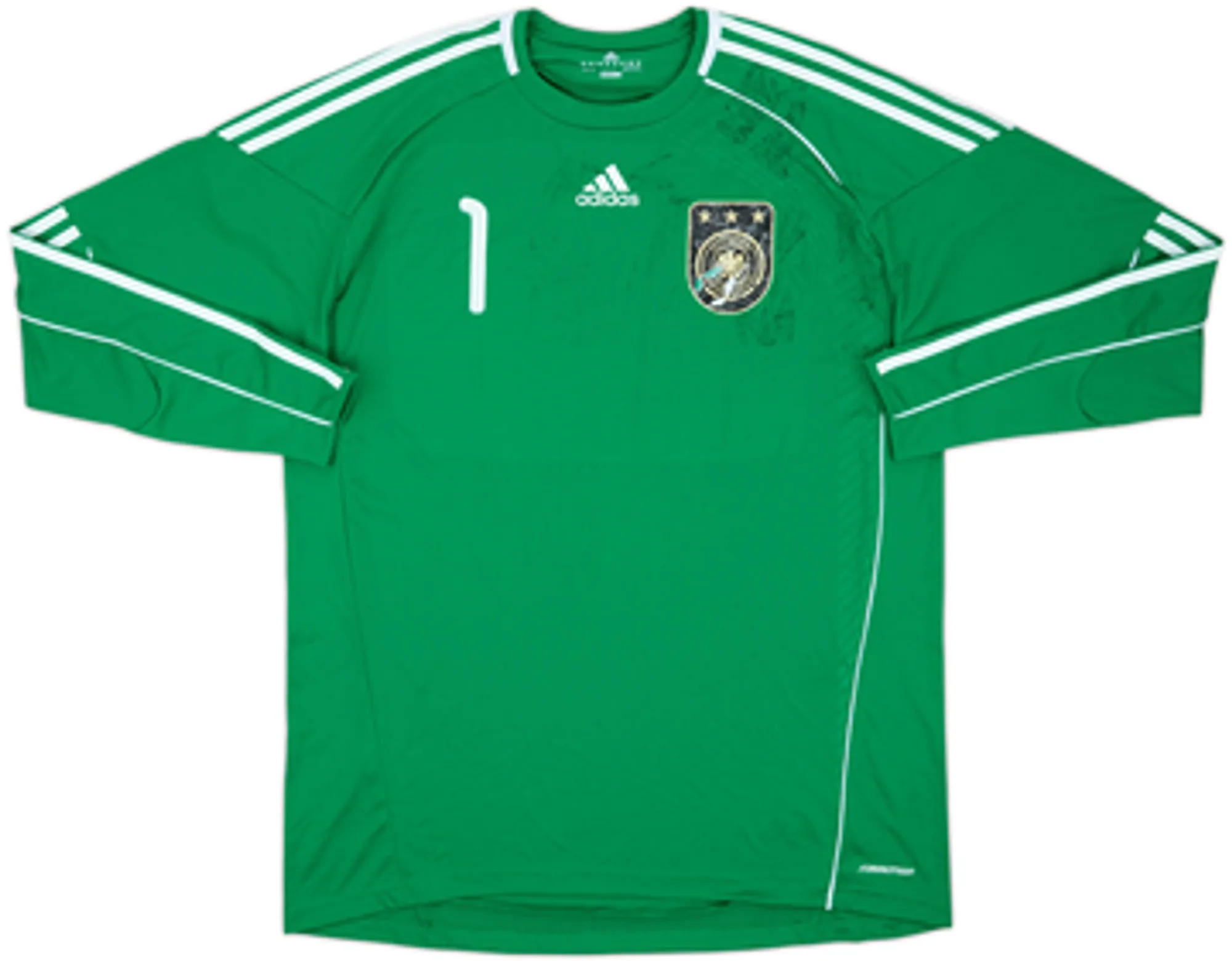 2010-11 Germany Signed Player Issue GK Shirt Neuer #1 - 4/10 - (L)