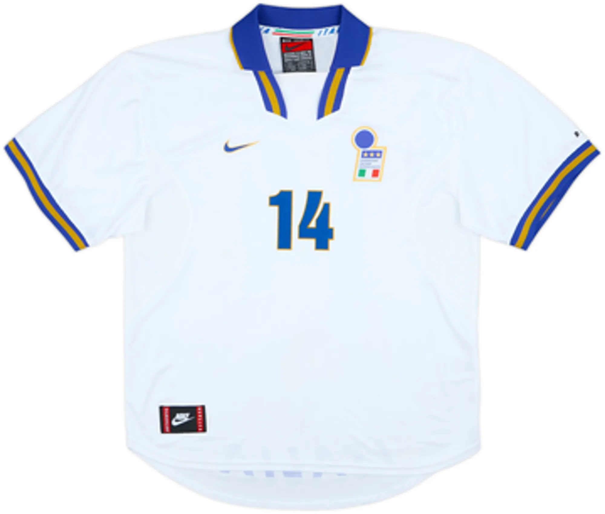1996-97 Italy Away Shirt Del Piero #14 - 8/10 - (S)