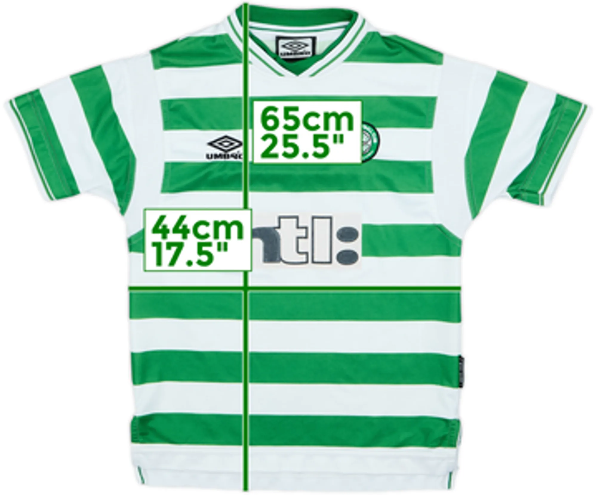 1999-01 Celtic Home Shirt - 8/10 - (L.Boys)