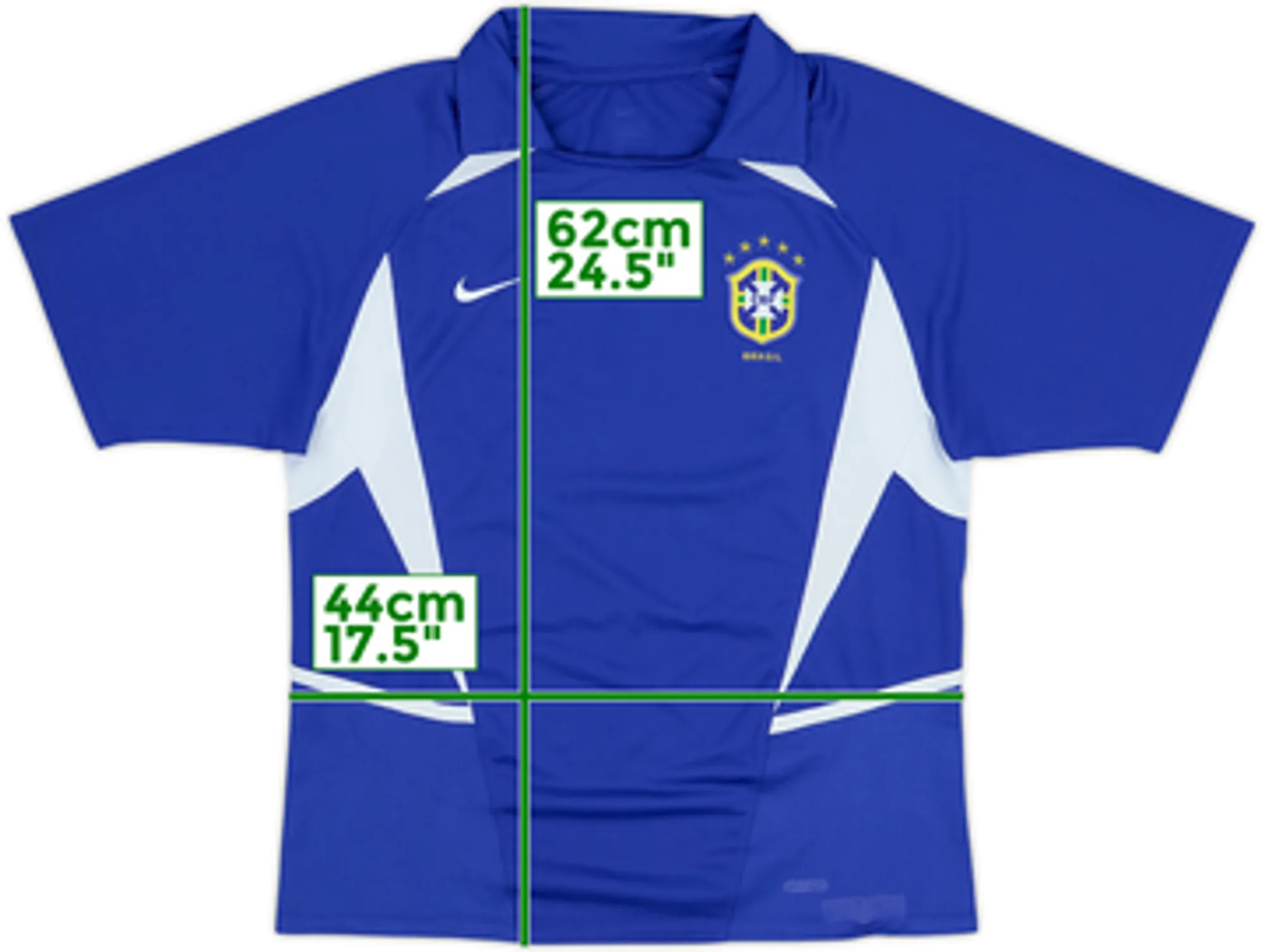 2002-04 Brazil Away Shirt - 8/10 - (L.Boys)