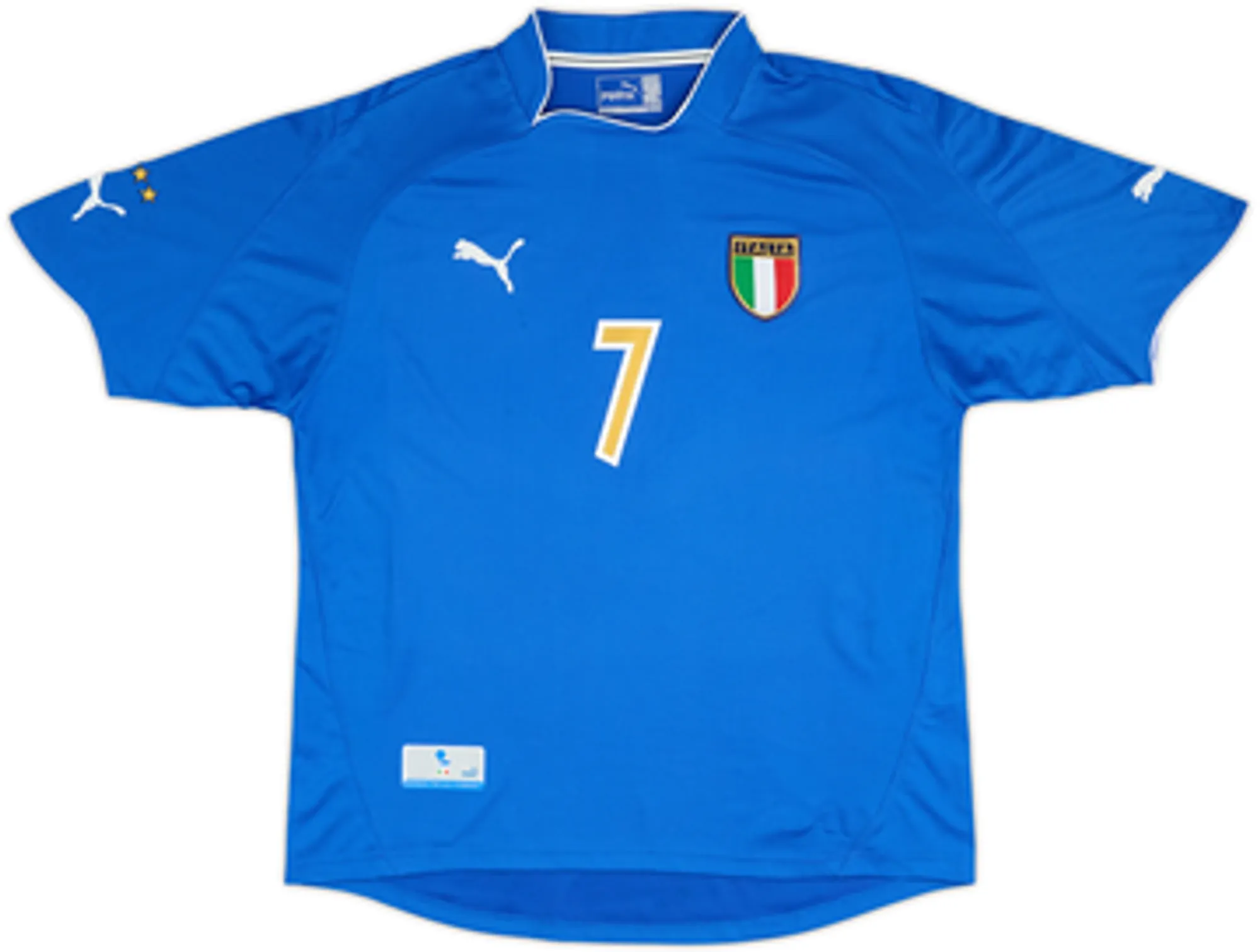 2003-04 Italy Home Shirt Del Piero #7 - 6/10 - (S)