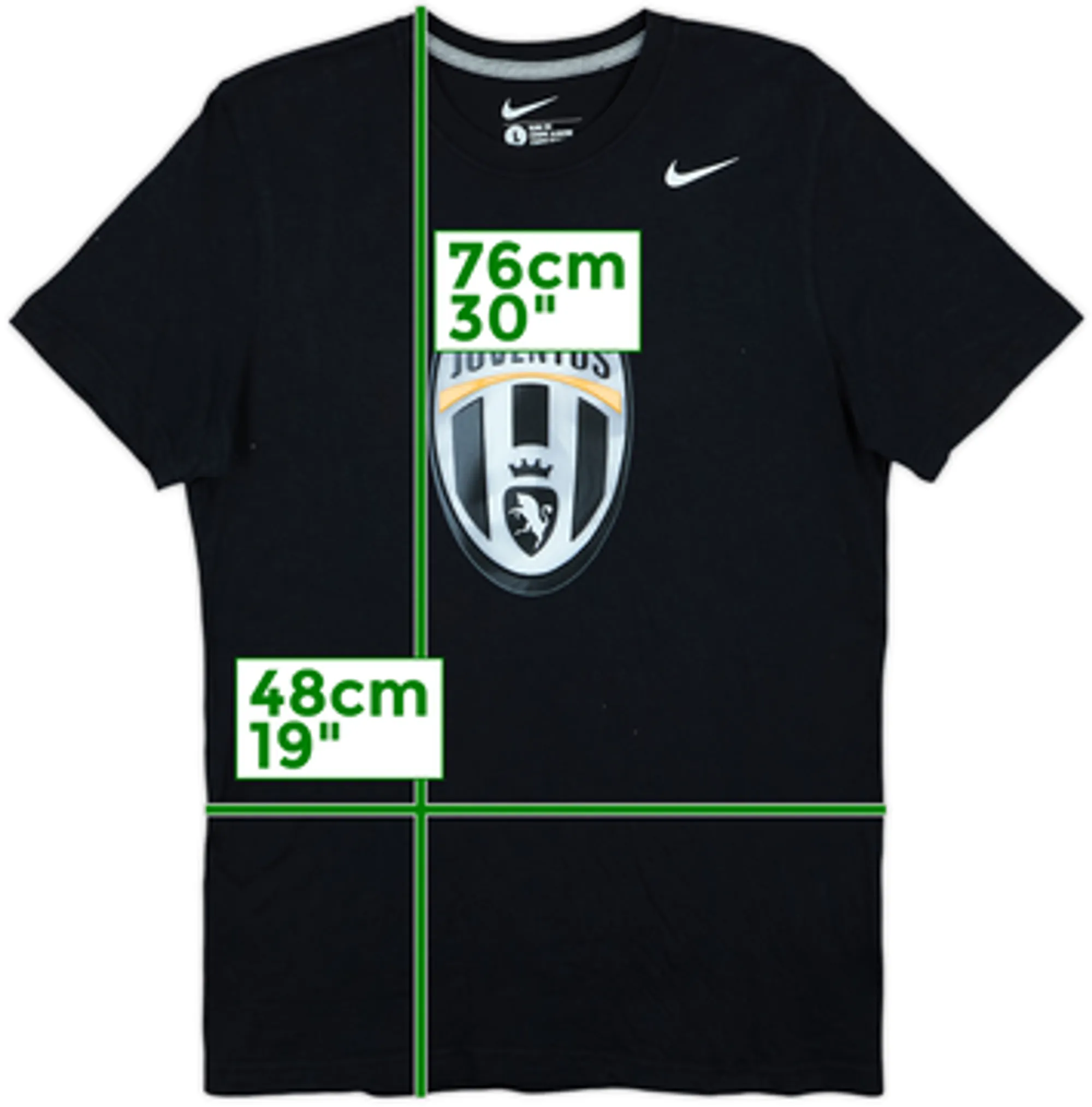 2013-14 Juventus Nike Cotton Tee - 6/10 - (L)