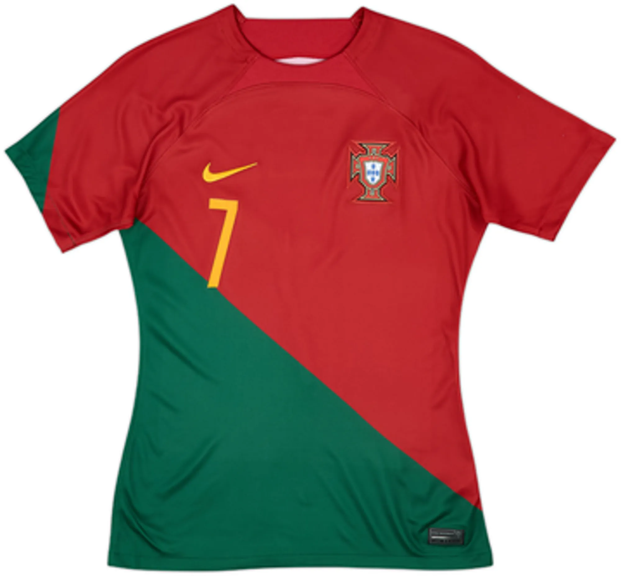 2022-23 Portugal Home Shirt Ronaldo #7 - 10/10 - (Women's S)