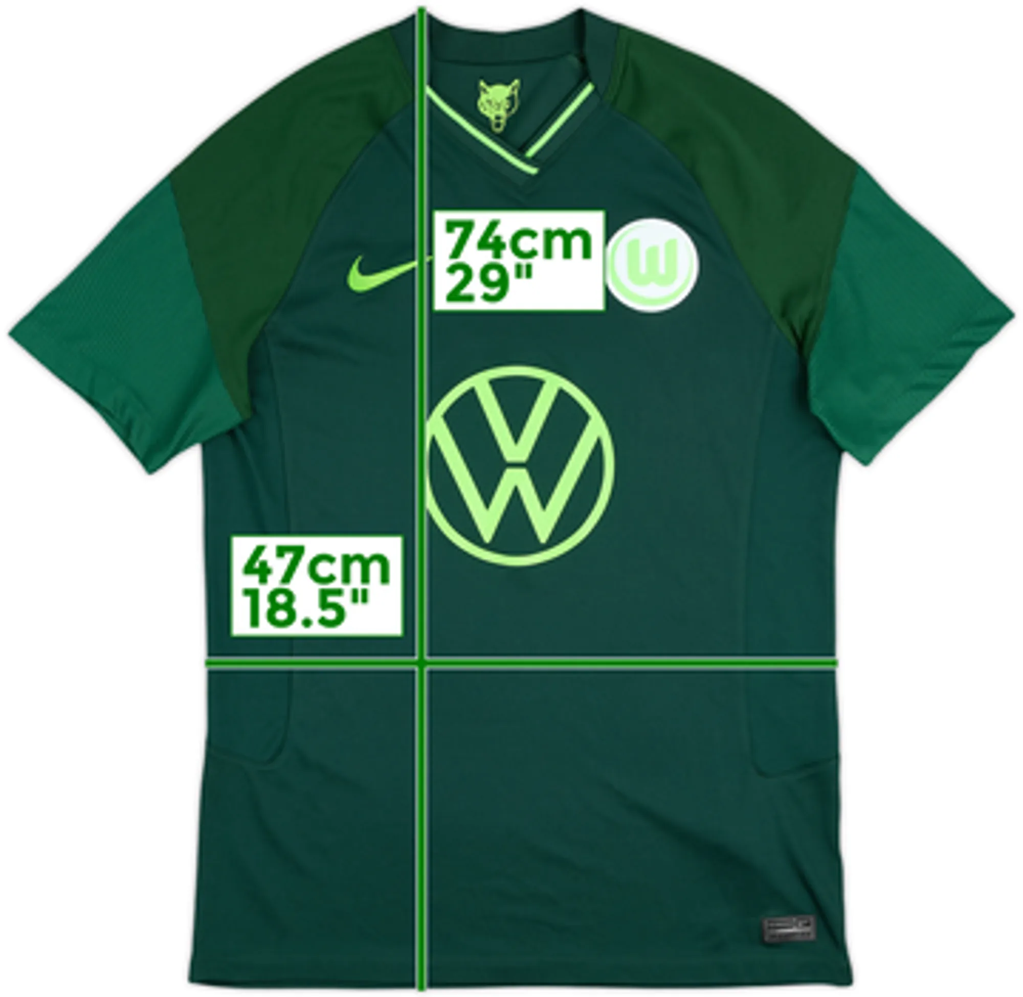 2021-22 Wolfsburg Away Shirt - 8/10 - (M)