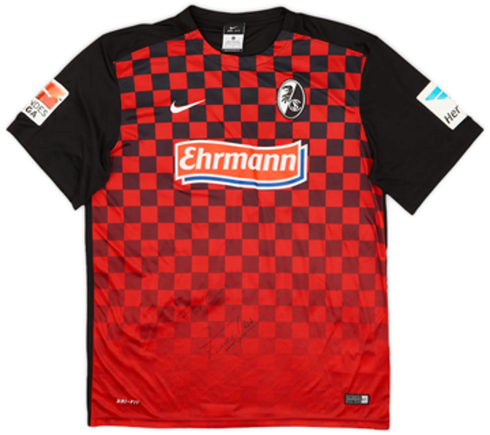 2015-16 Freiburg Signed Home Shirt Schleusener #44 - 6/10 - (M)