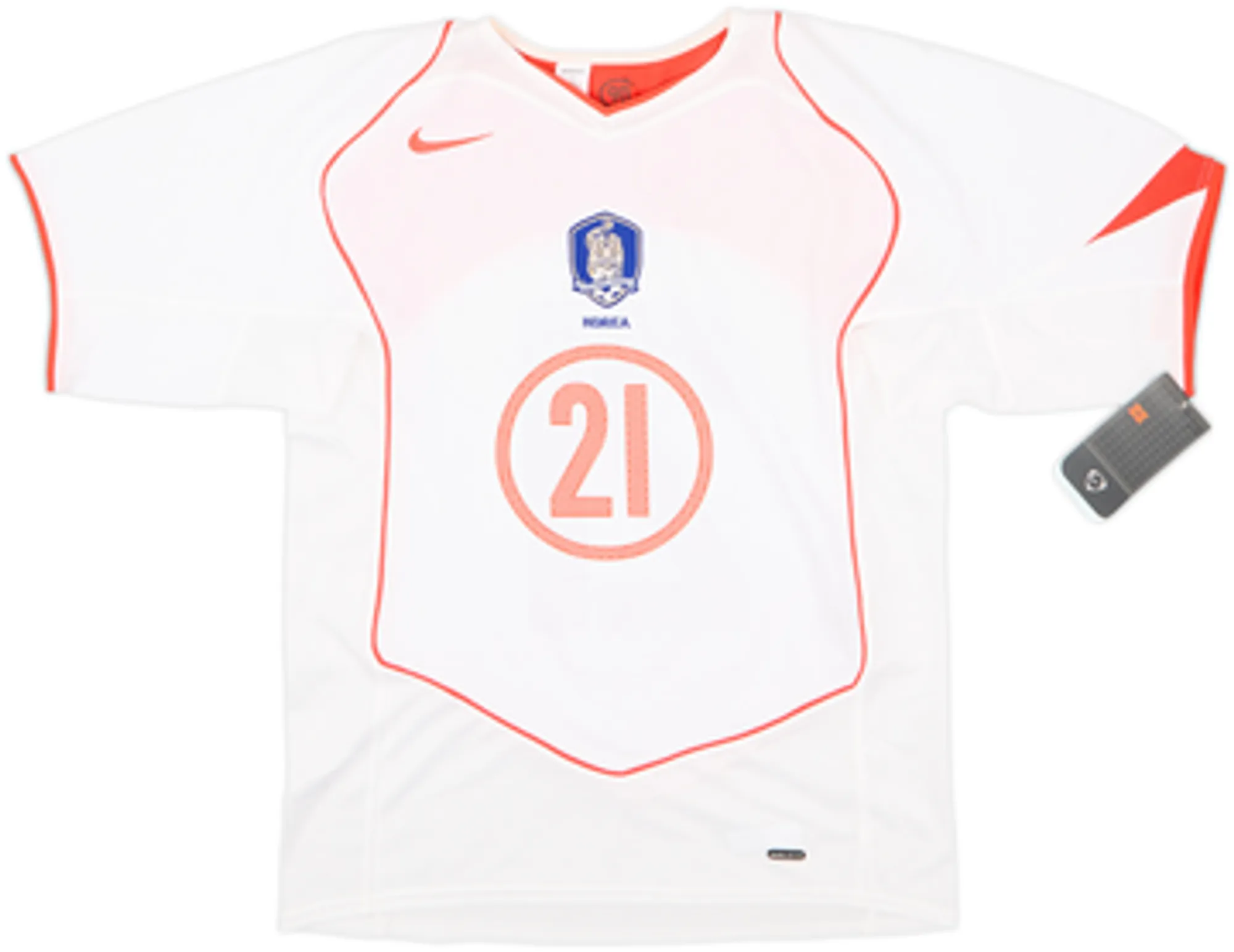 2004-06 South Korea Away Shirt J S Park #21 (M/L)