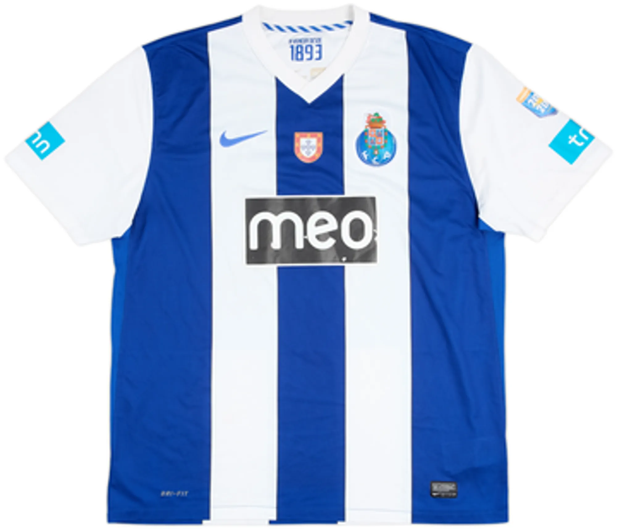 2011-12 Porto Home Shirt Hulk #12 - 4/10 - (XL)