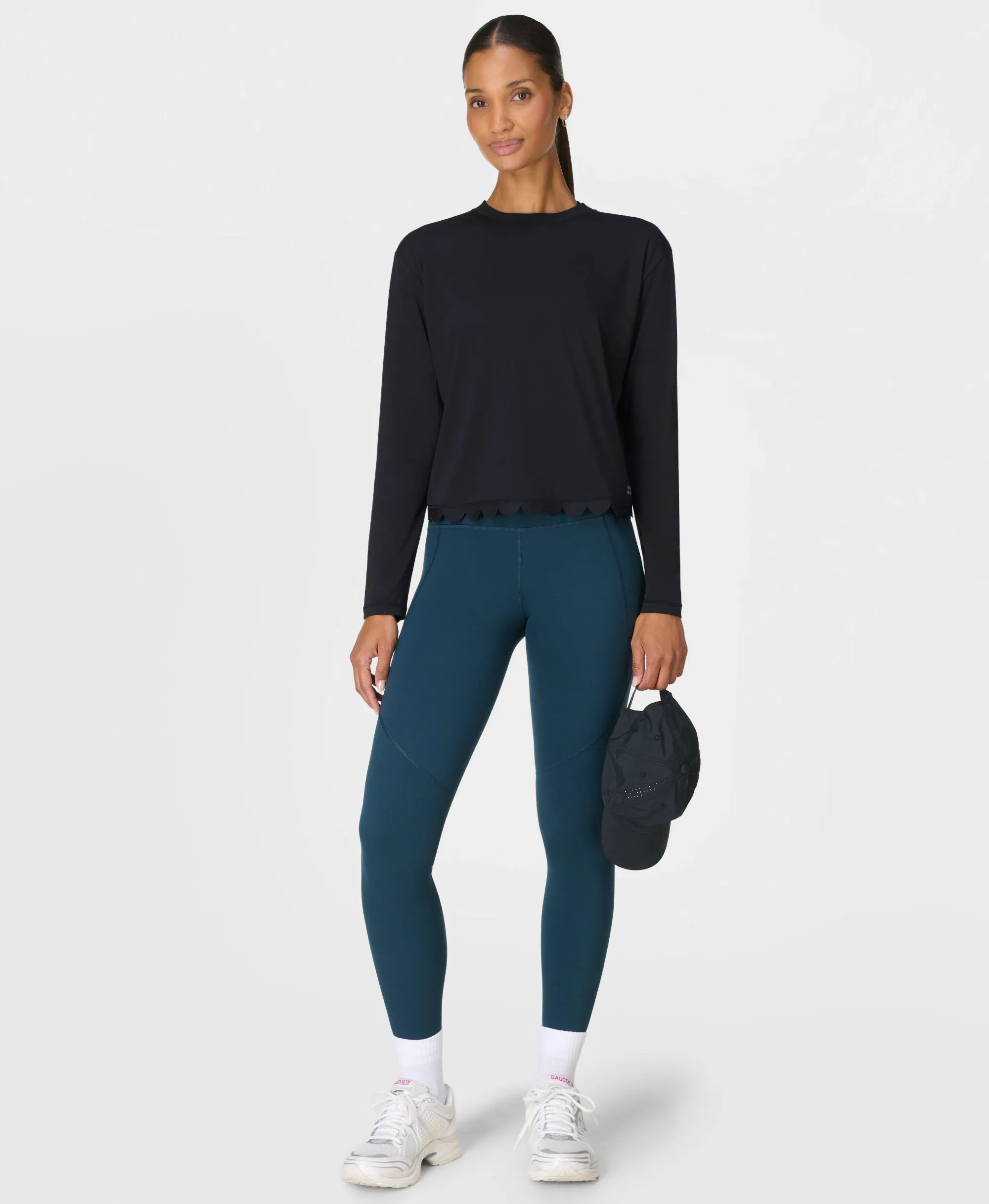 Sweaty Betty Power Pace Gym Leggings, Blue, Women's M