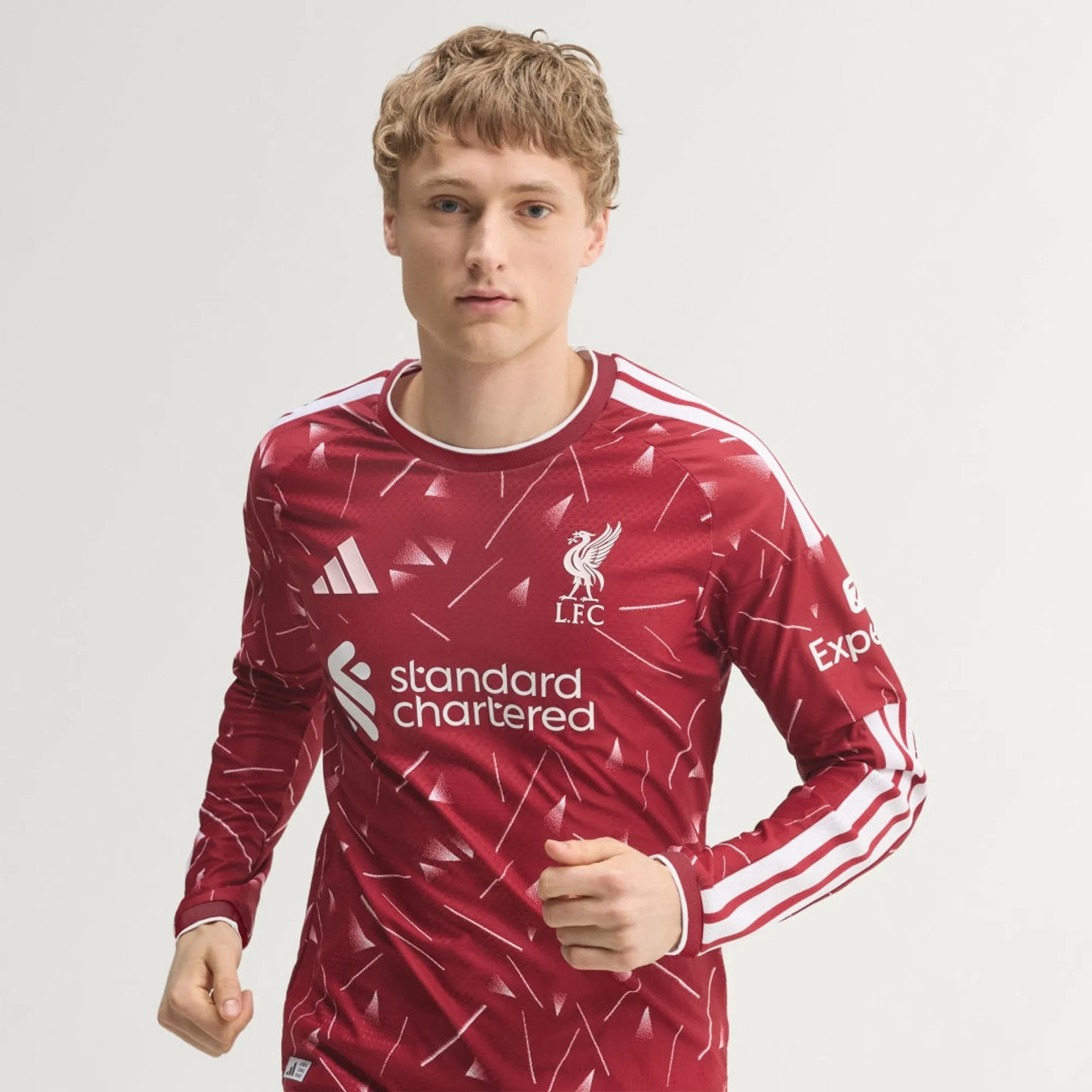 adidas Liverpool FC 26/27 Home Authentic Jersey Long Sleeve