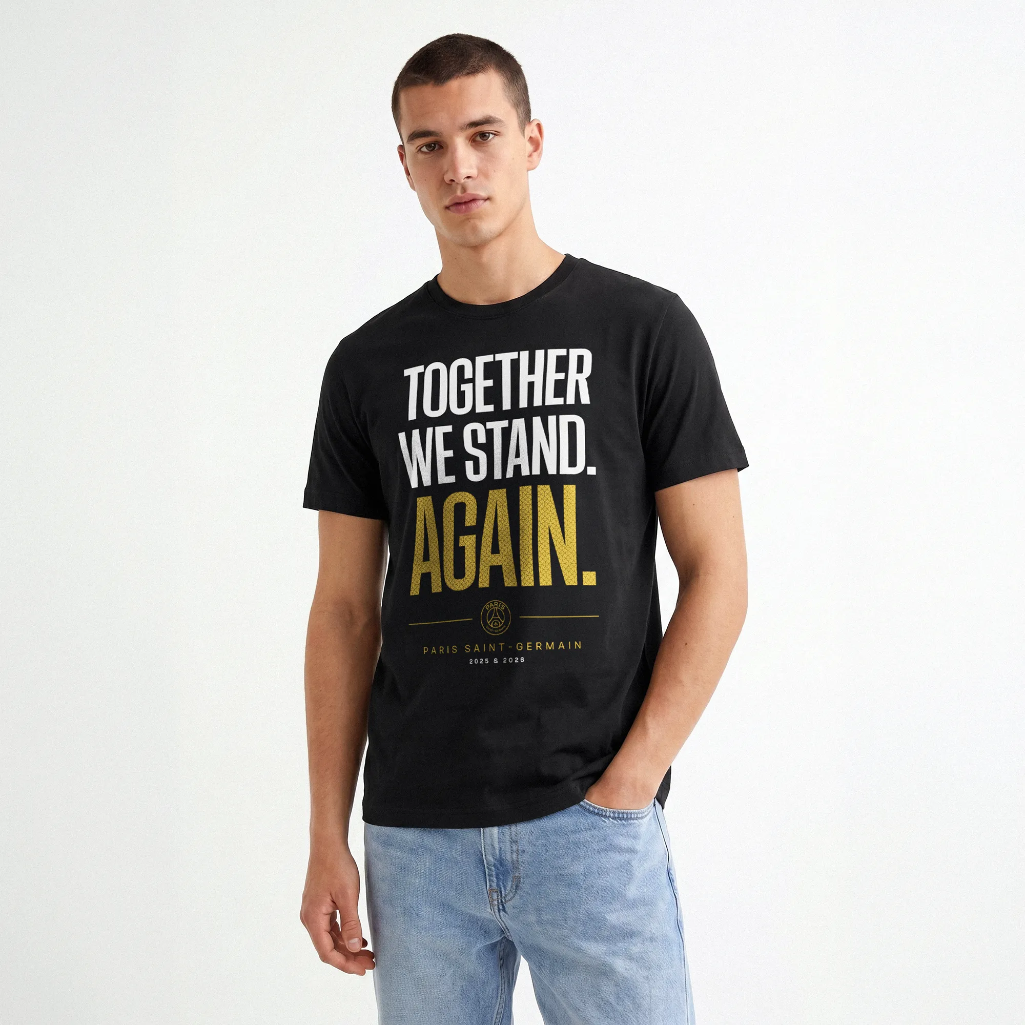 PSG Together We Stand T-Shirt - Black
