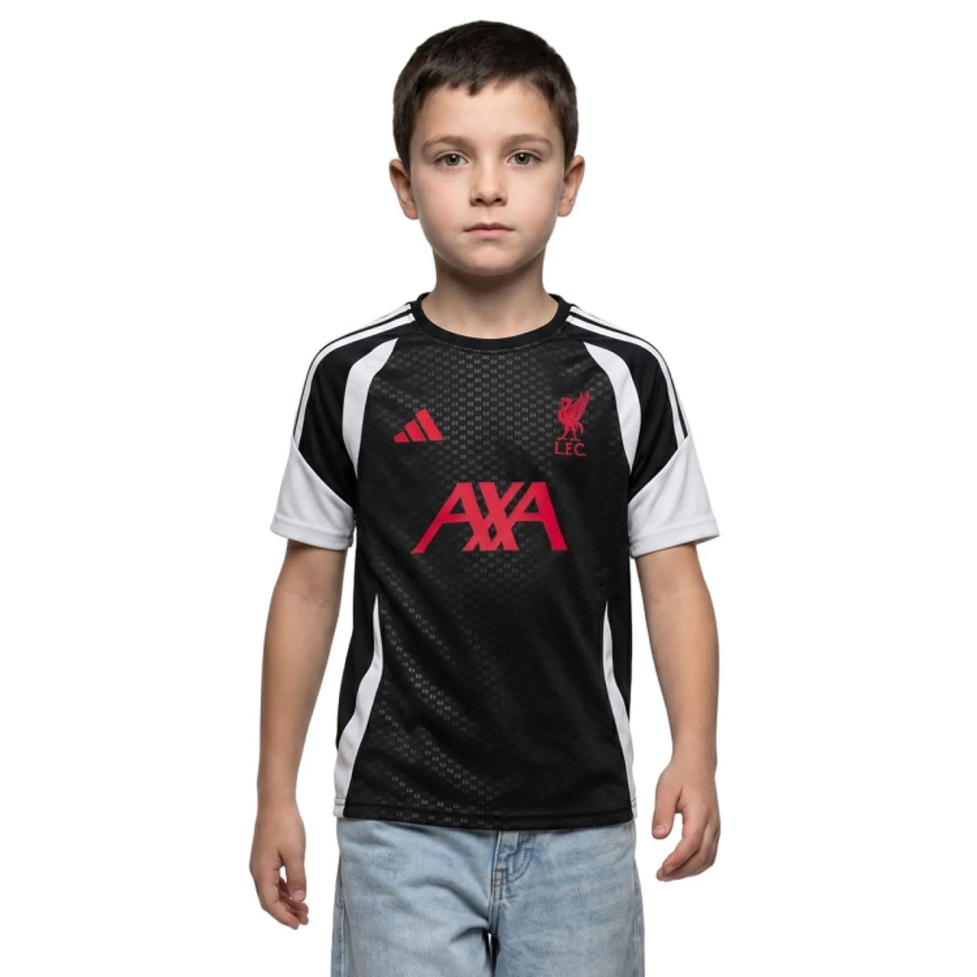 Liverpool adidas Training Jersey - Black - Kids