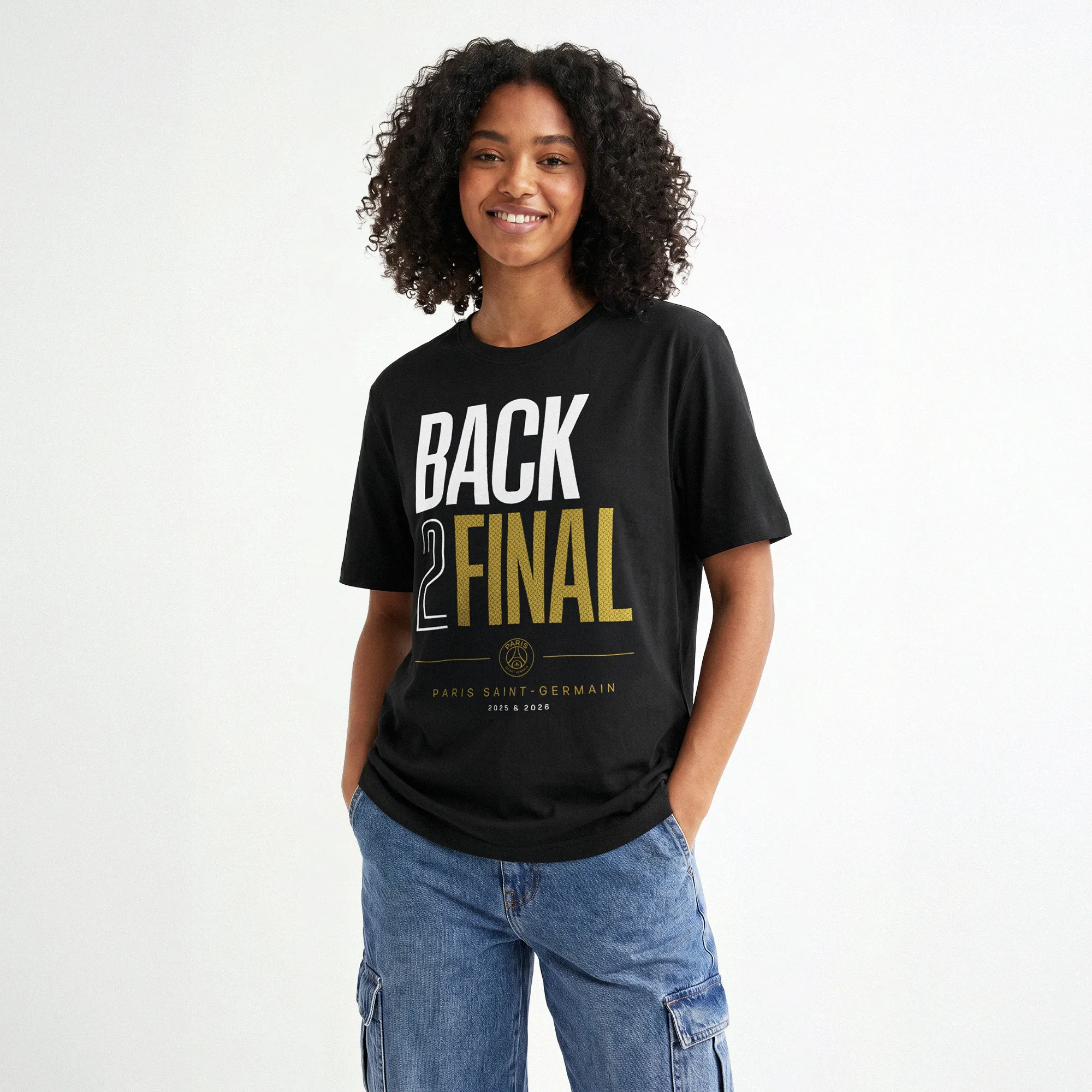 PSG Back to Back Finals T-Shirt - Black