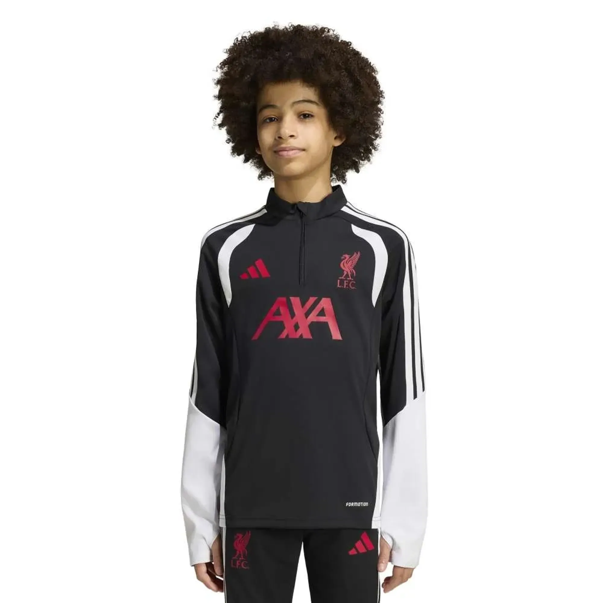 Liverpool adidas Training Top - Black - Kids