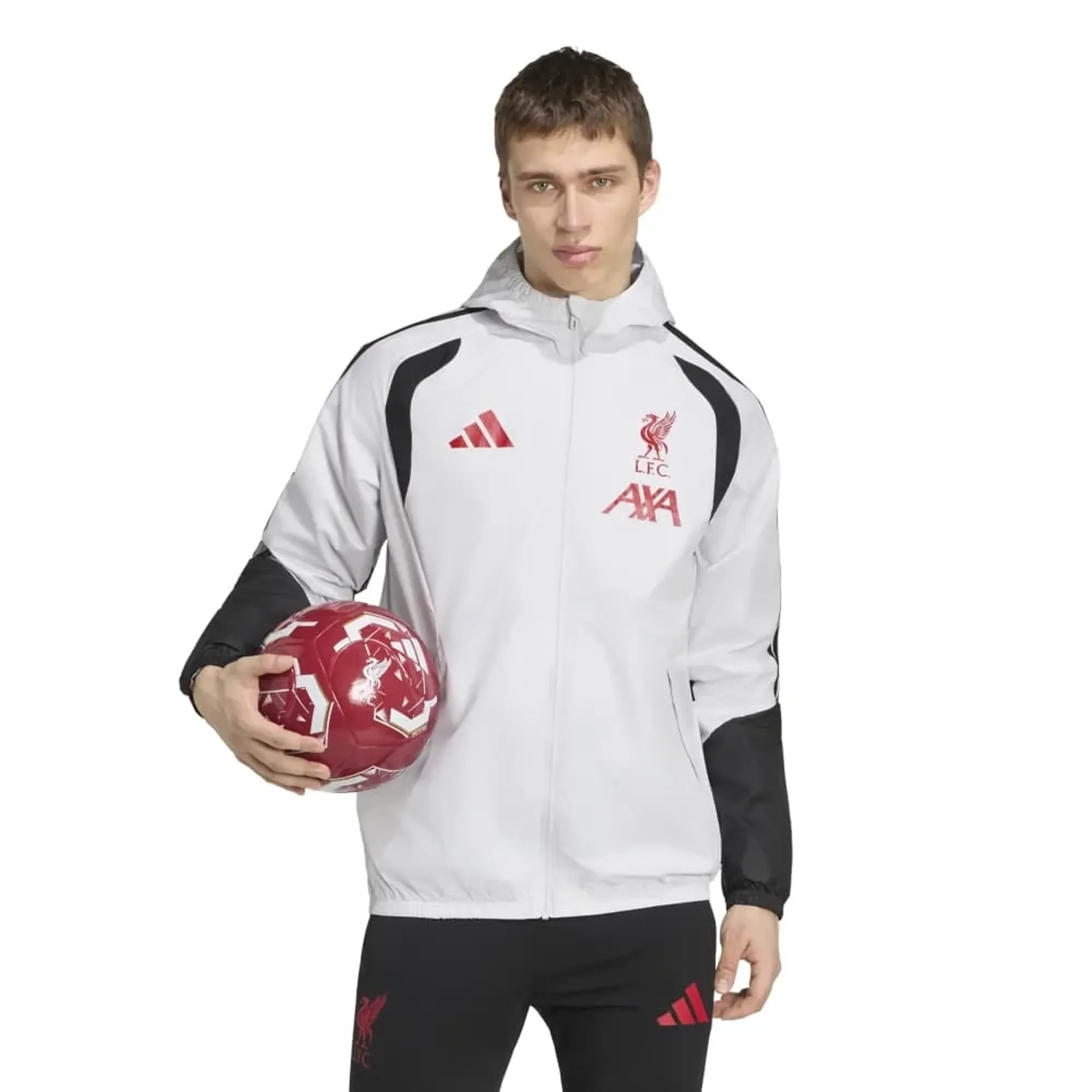 Liverpool adidas Training All Weather Jacket - Grey
