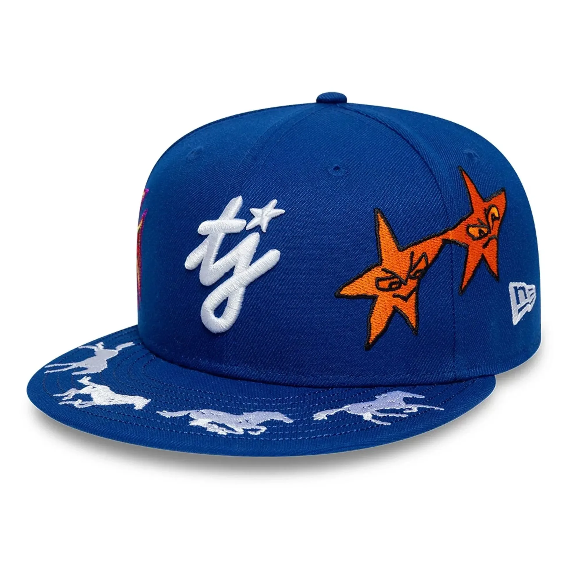 Twojeys X New Era Blue 59FIFTY Fitted Cap adult unisex
