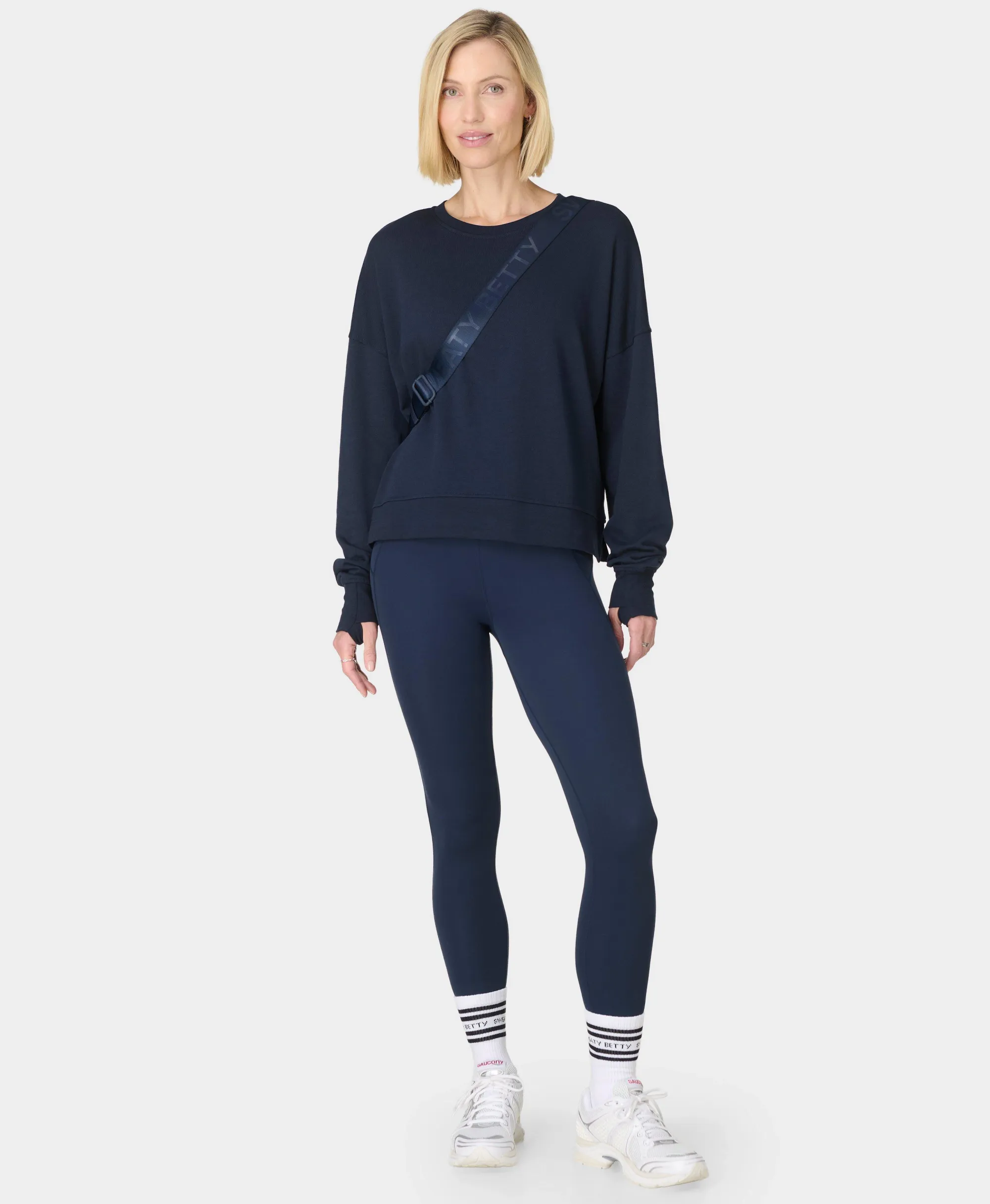 Sweaty Betty All Day Leggings, Blue, Women's XS