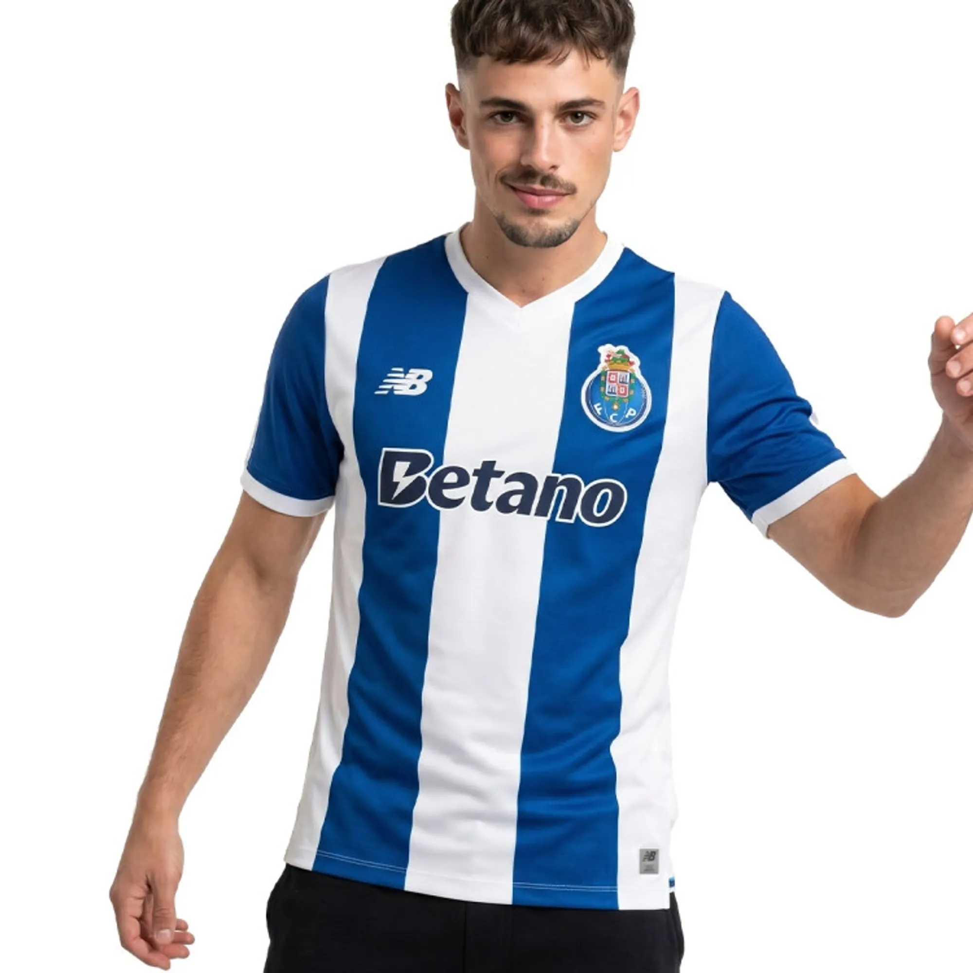 FC Porto Men's New Balance 26/27 Home Short Sleeve Jersey Polyester