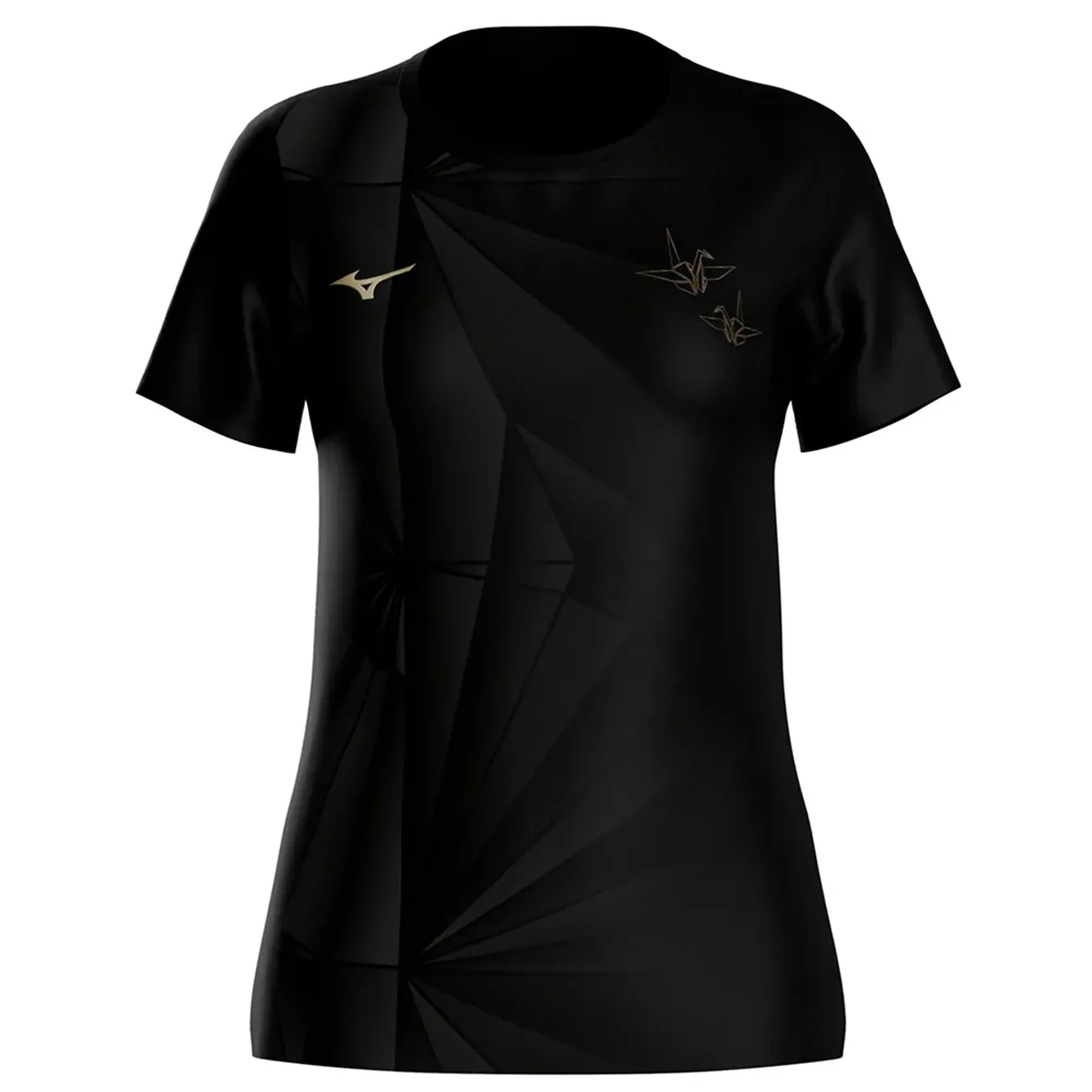 Mizuno Active Dryaeroflow Graphic Origami Short Sleeve T-shirt