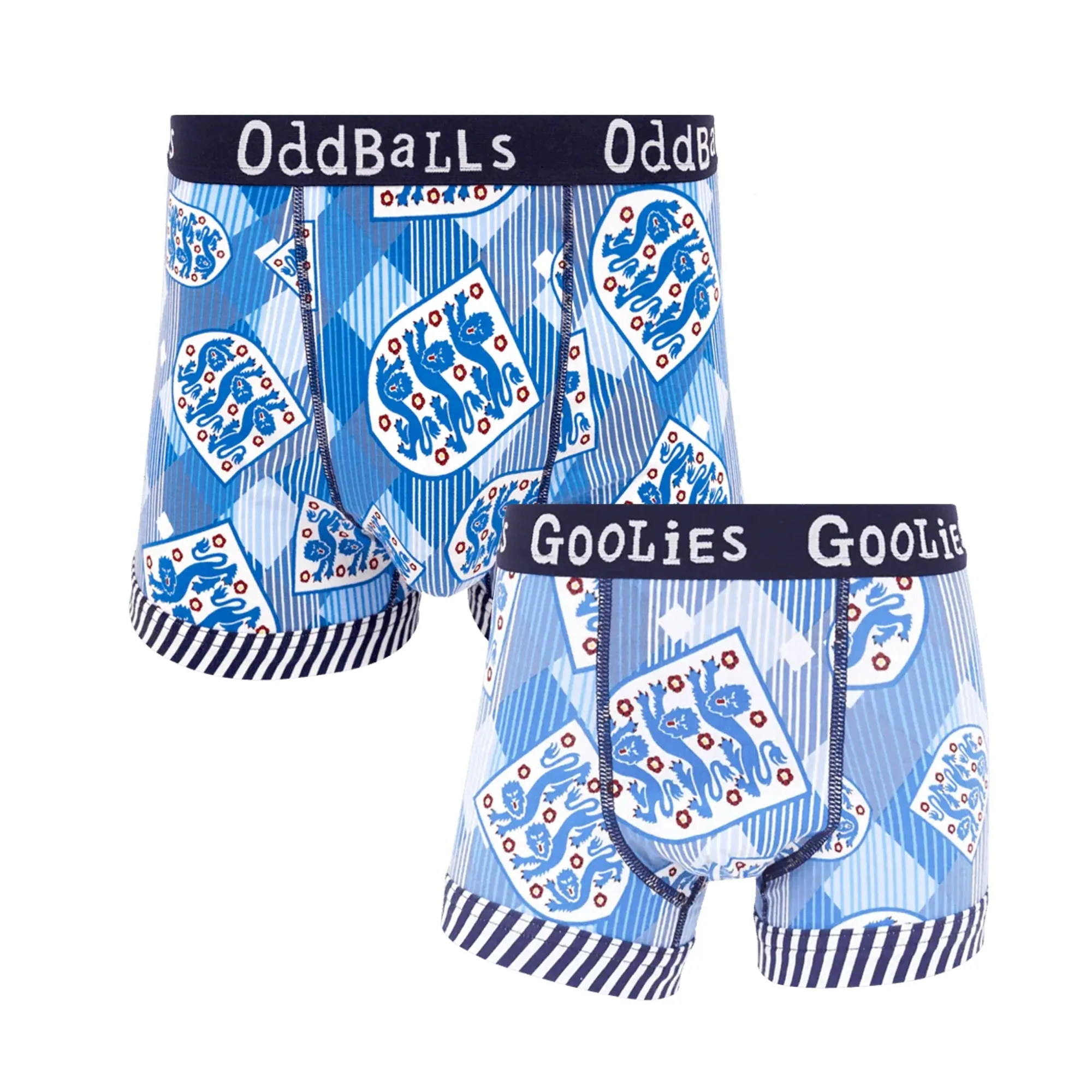 England FA Retro - Dad & Lad Boxer Shorts Bundle