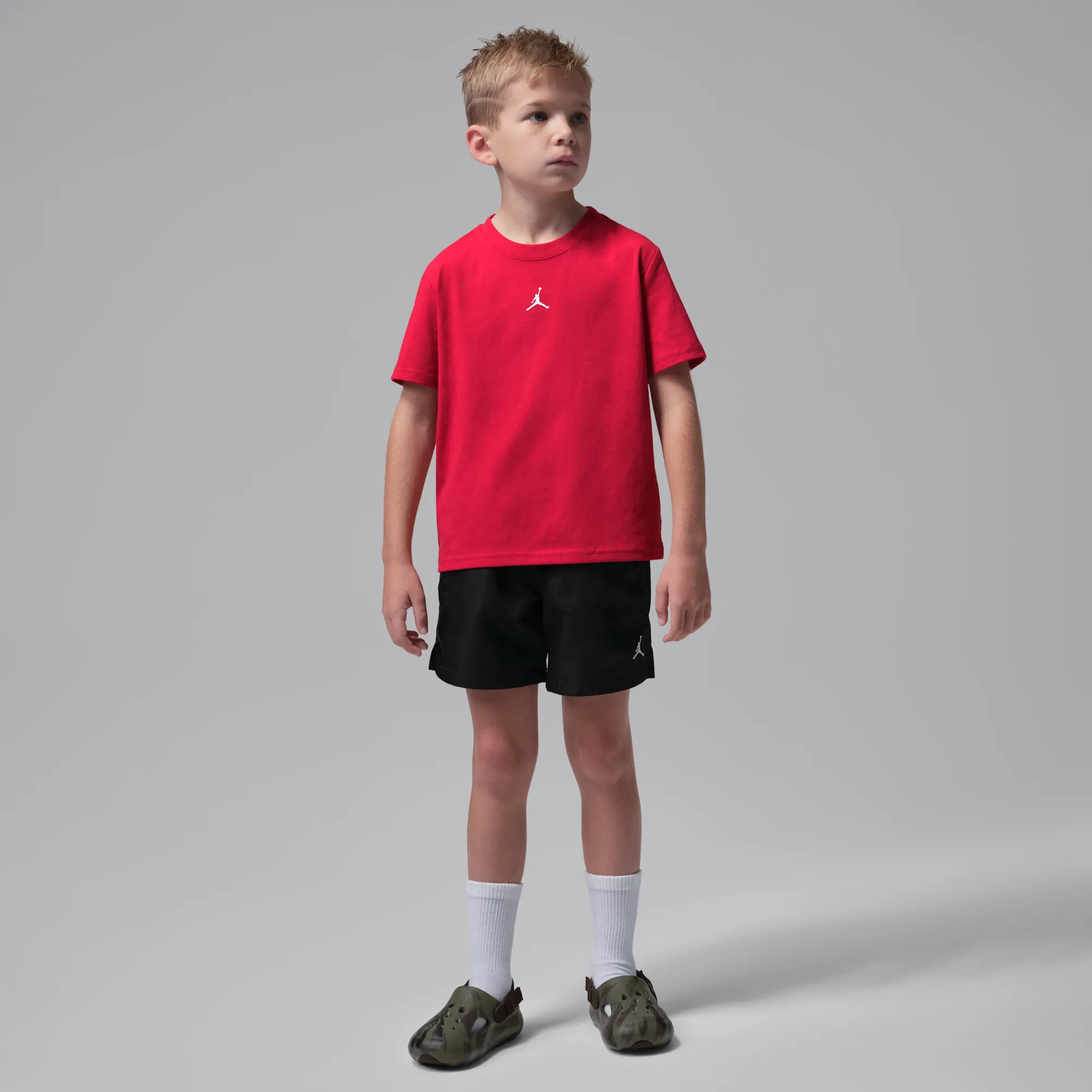 Nike Jordan Younger Kids' Jumpman 2-Piece Woven Play Shorts Set - Black