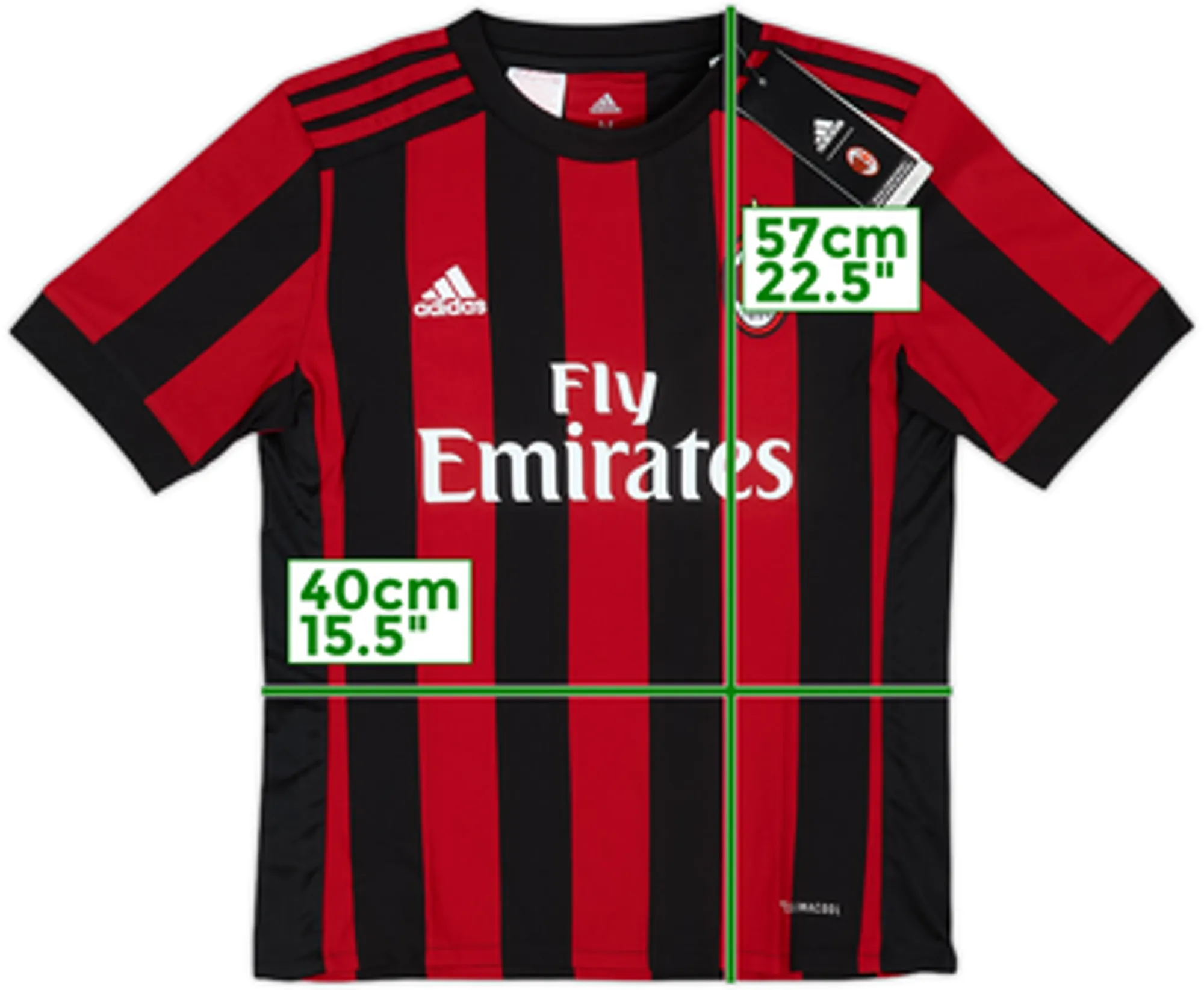 2017-18 AC Milan Home Shirt (M.Boys)