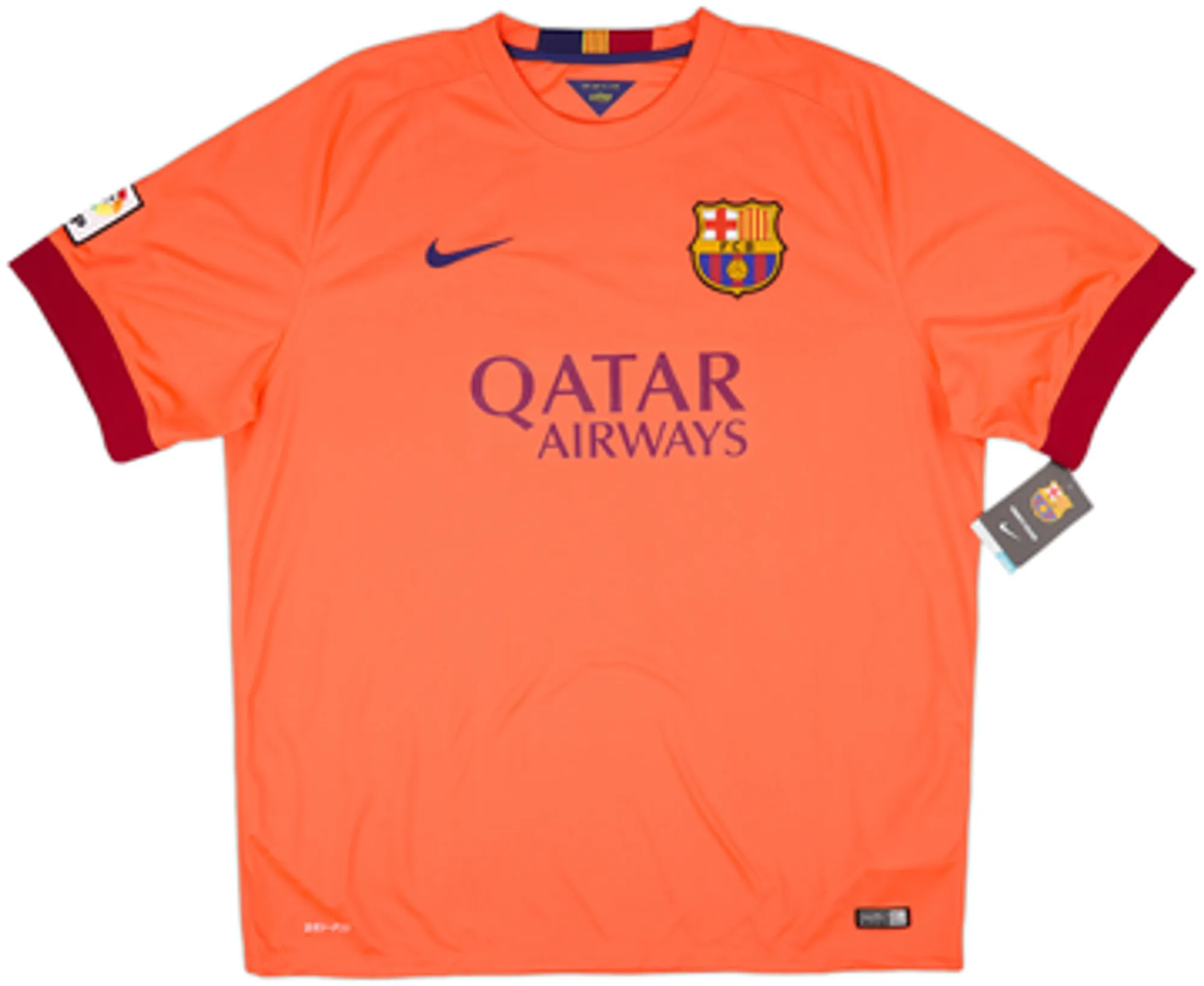 2014-15 Barcelona Away Shirt Pedro #7 (XXL)