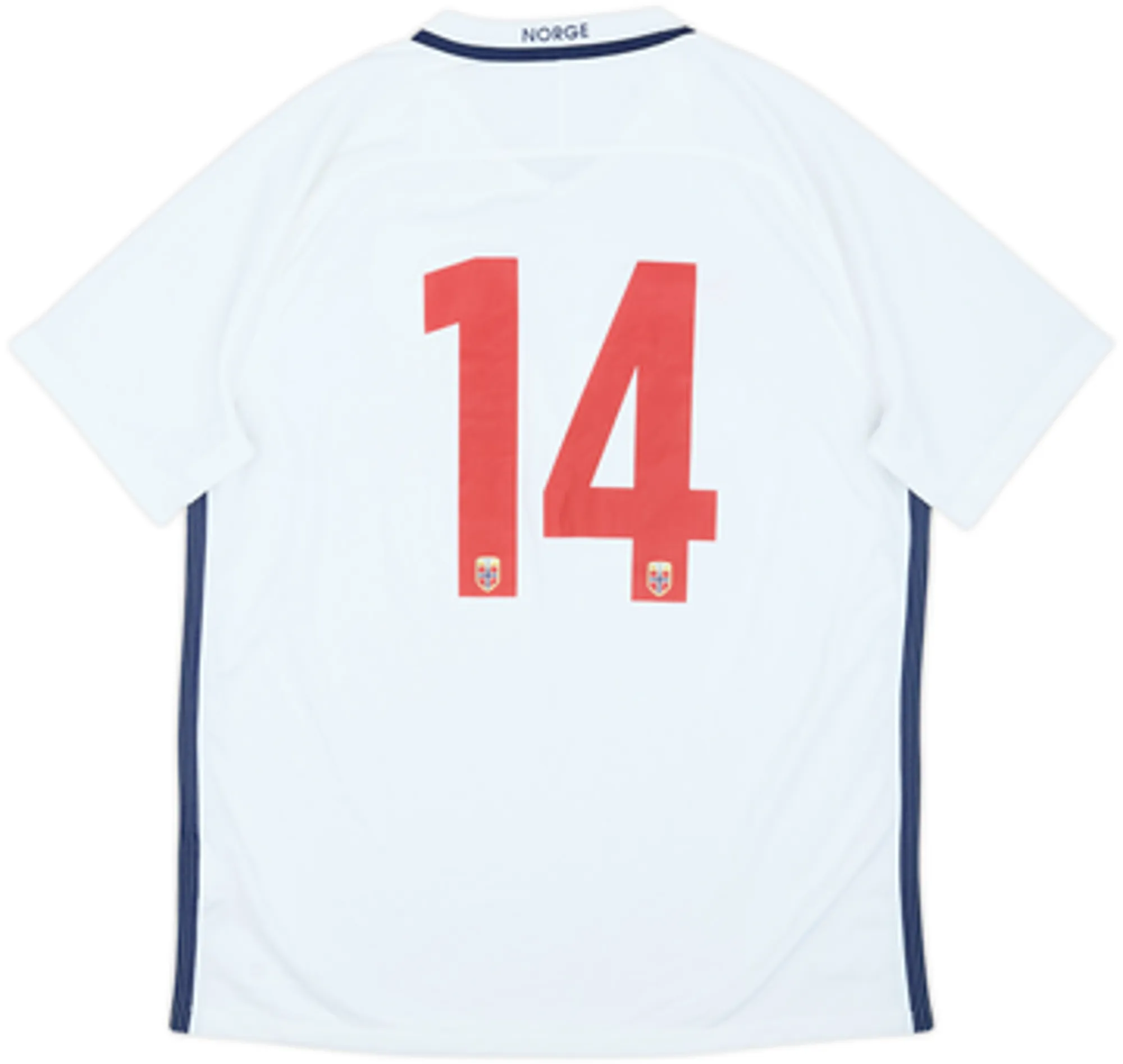 2016-18 Norway Away Shirt #14 - 8/10 - (L)