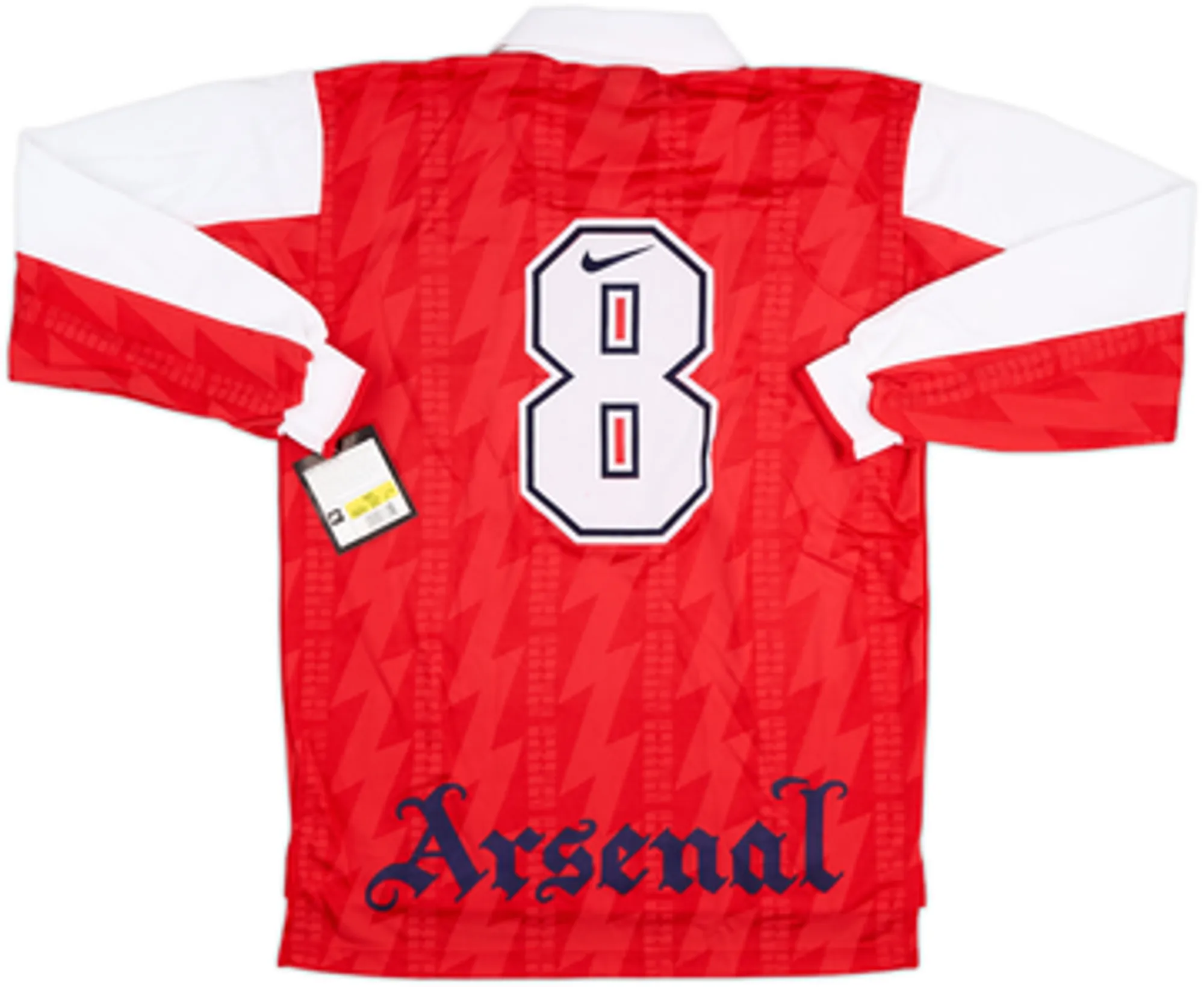 1994-96 Arsenal Player Issue Home L/S Shirt #8 (M)