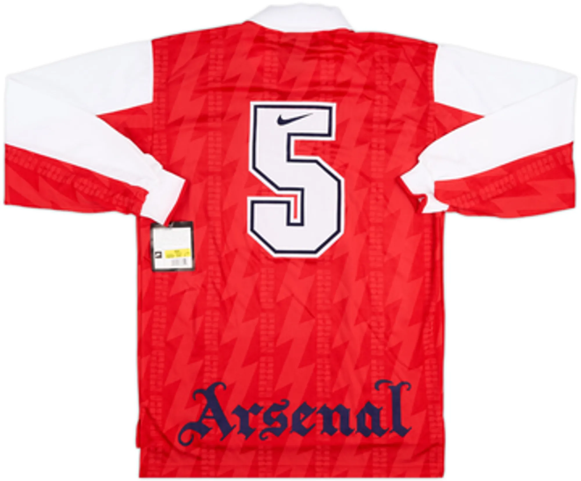 1994-96 Arsenal Player Issue Home L/S Shirt #5 (M)