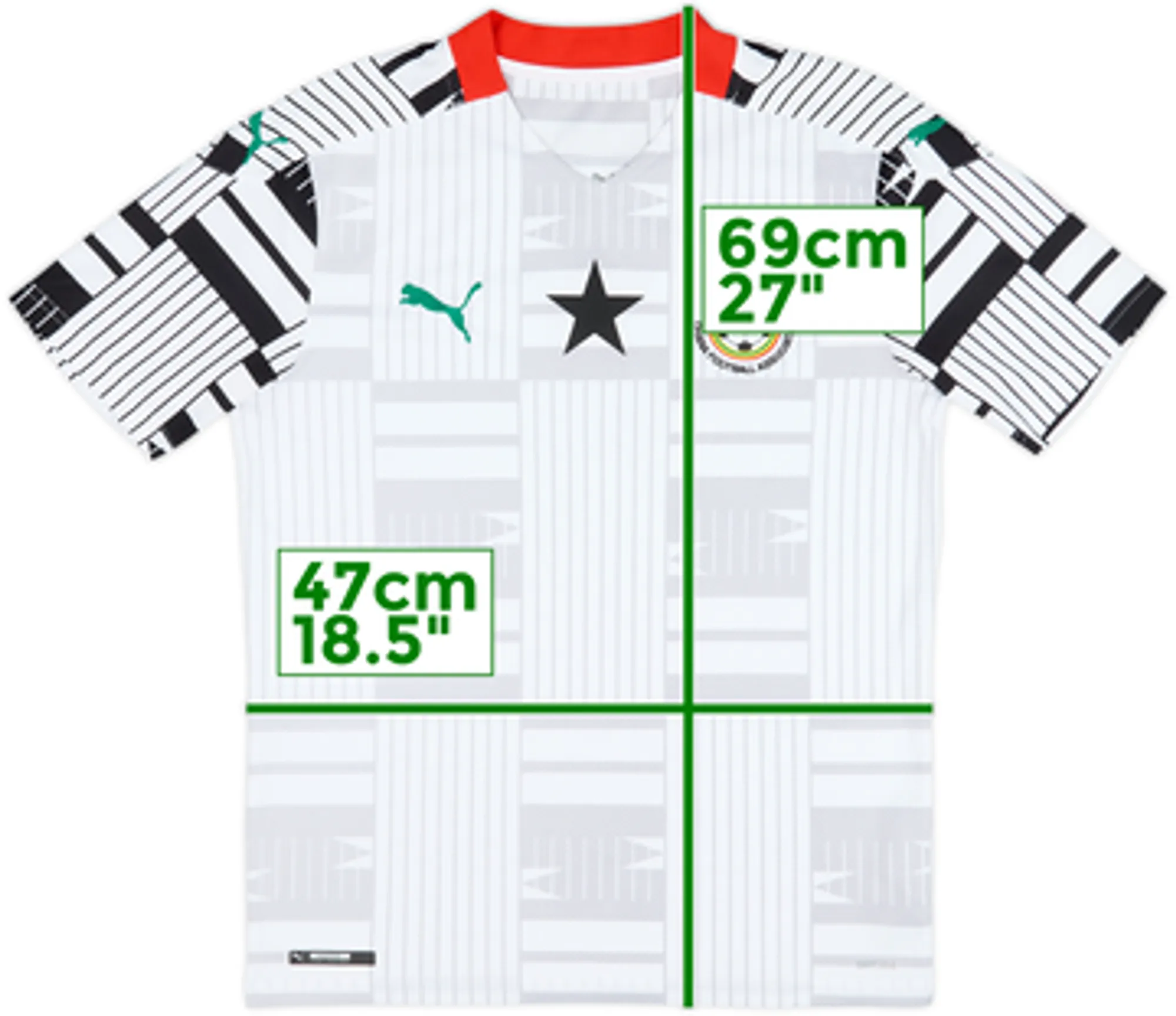 2020-21 Ghana Home Shirt - 8/10 - (S)
