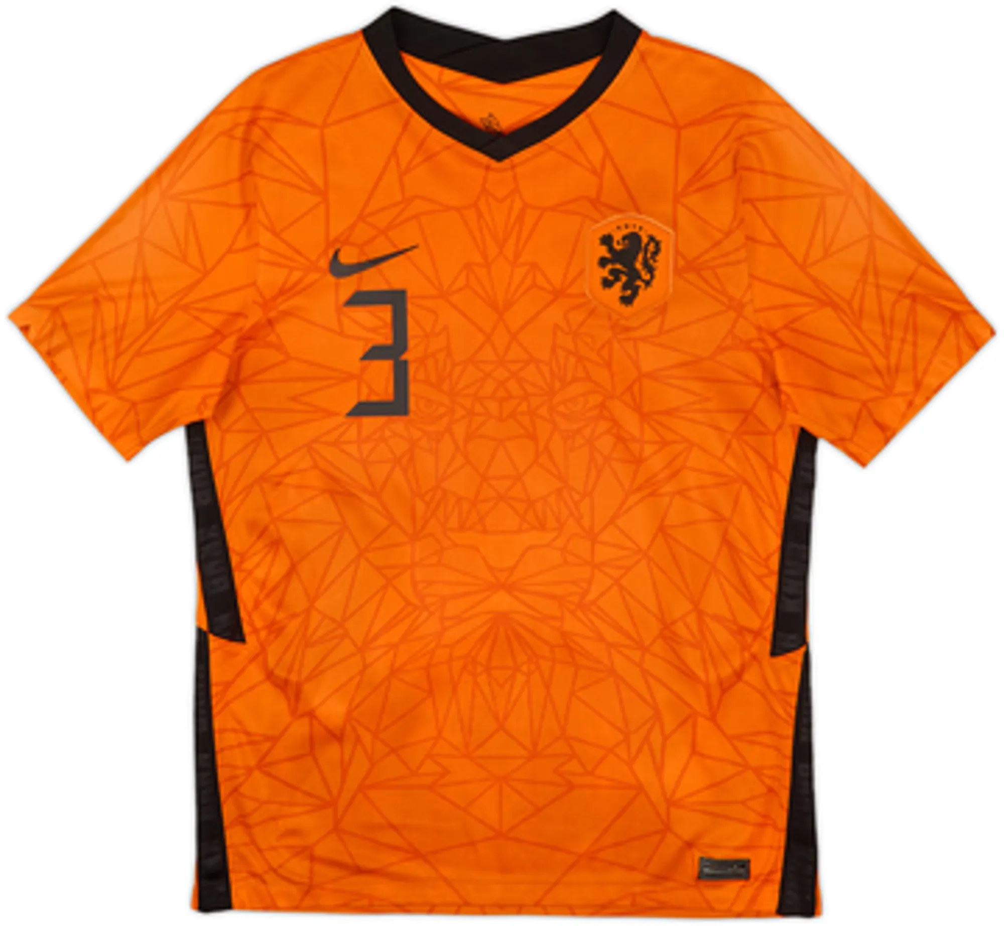 2020-21 Netherlands Home Shirt De Ligt #3 - 6/10 - (M)