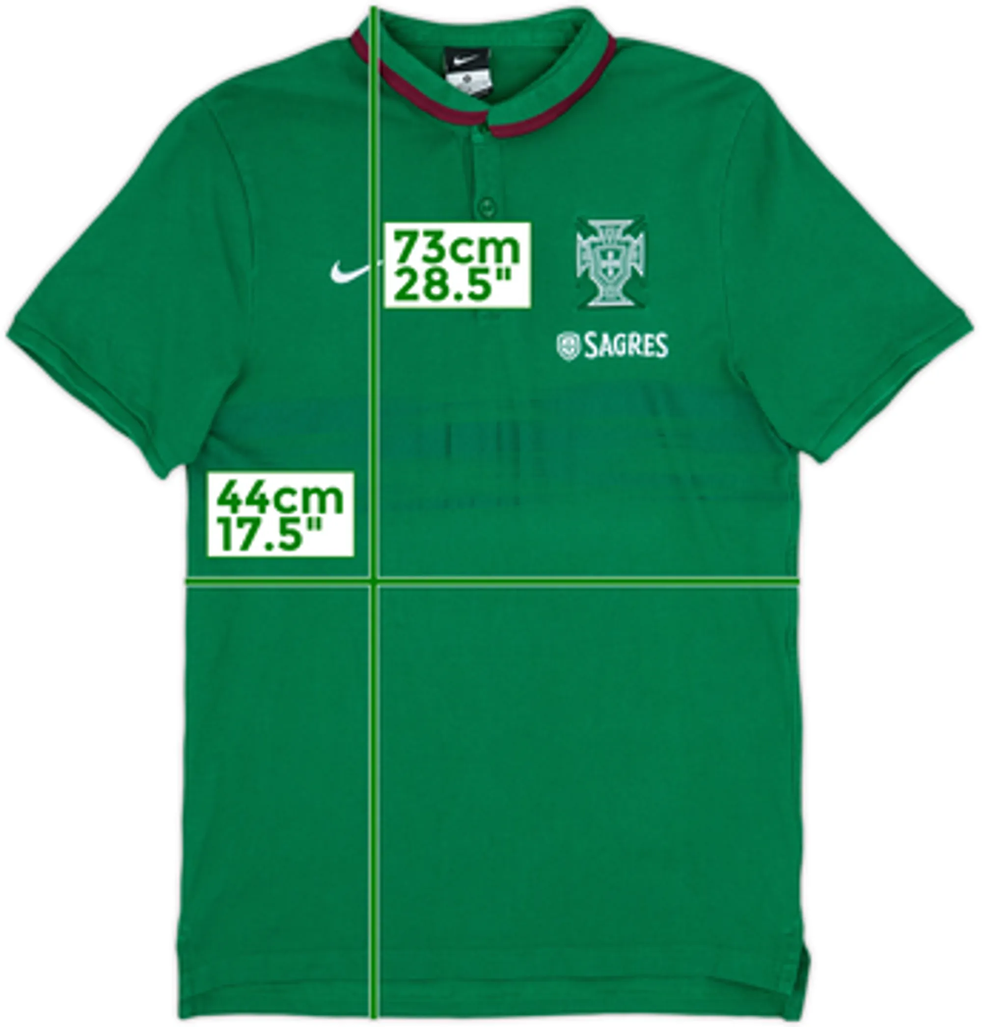 2015-16 Portugal Nike Polo Shirt - 8/10 - (L)